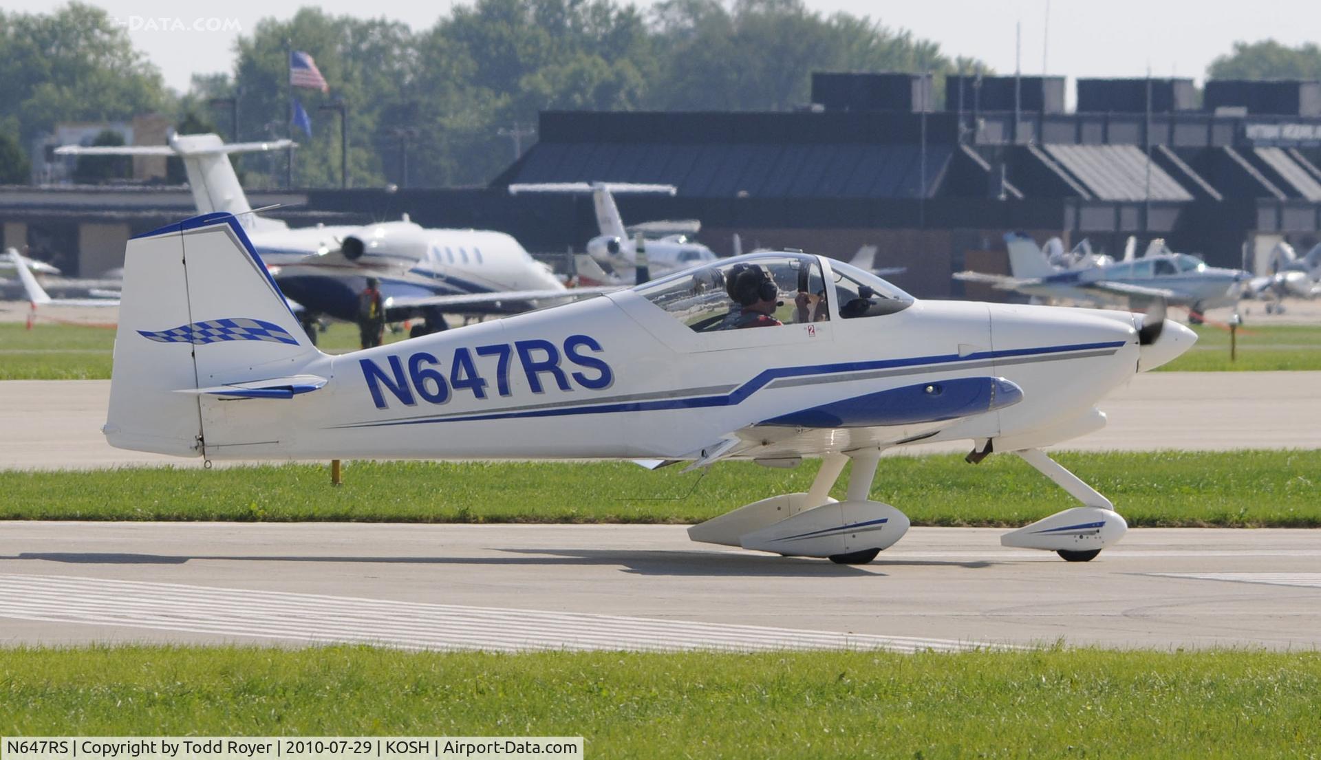 N647RS, 1997 Vans RV-6A C/N RS-01, eaa airventure 2010