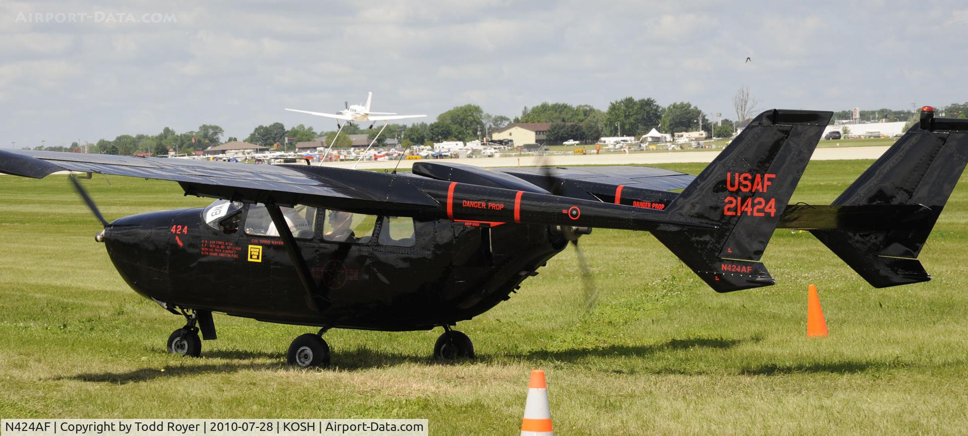 N424AF, 1967 Cessna O-2A Super Skymaster C/N 337M-0130, EAA AIRVENTURE 2010