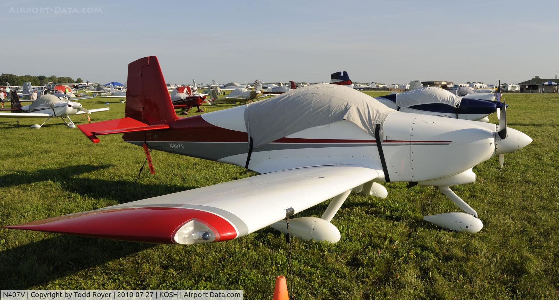 N407V, 2005 Vans RV-7A C/N 70406, EAA AIRVENTURE 2010