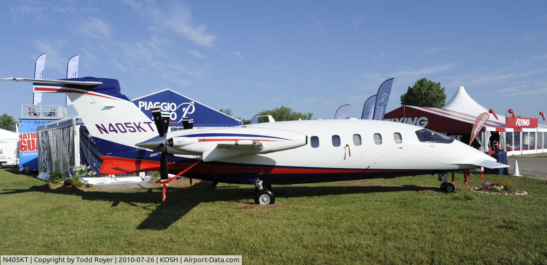 N405KT, 2009 Piaggio P-180 C/N 1190, EAA AIRVENTURE 2010