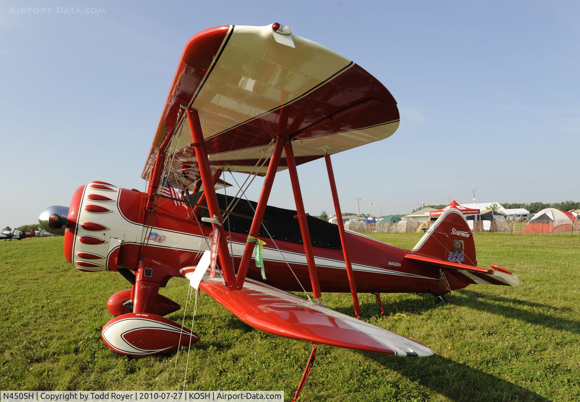 N450SH, 1943 Boeing B75N1 C/N 75-8004, EAA AIRVENTURE 2010