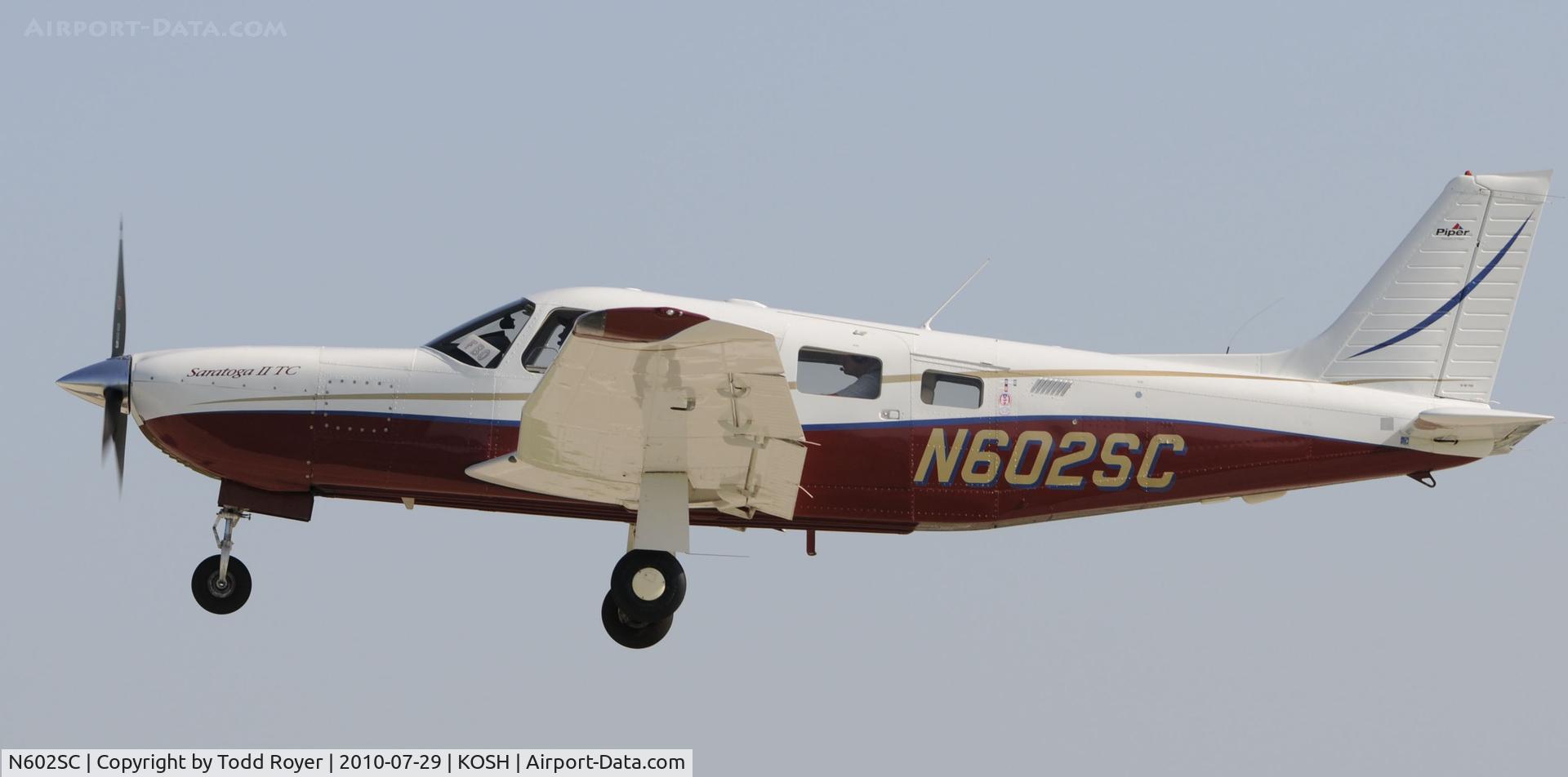 N602SC, 2002 Piper PA-32R-301T Turbo Saratoga C/N 3257286, EAA AIRVENTURE 2010