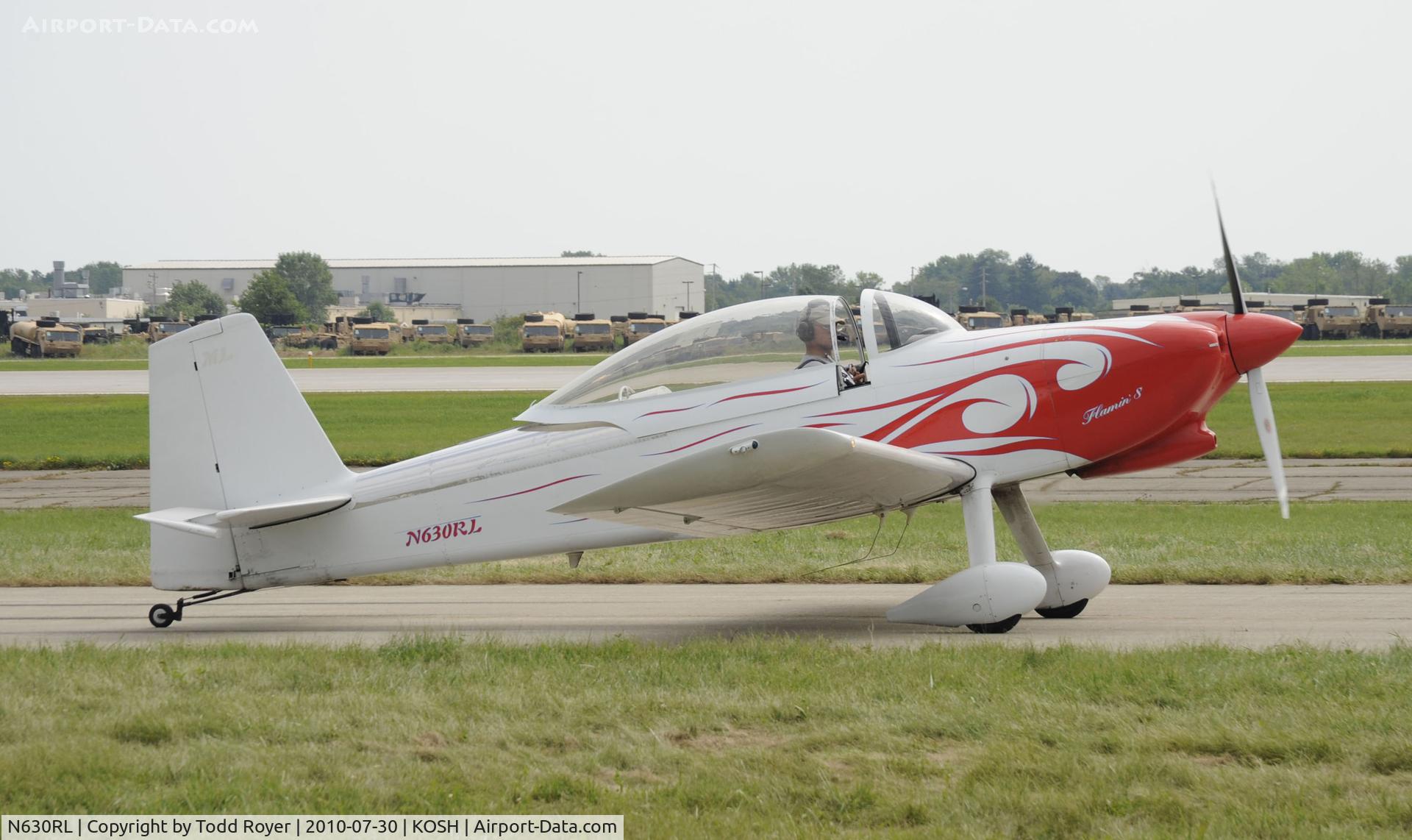 N630RL, 2001 Vans RV-8 C/N 80458, EAA AIRVENTURE 2010