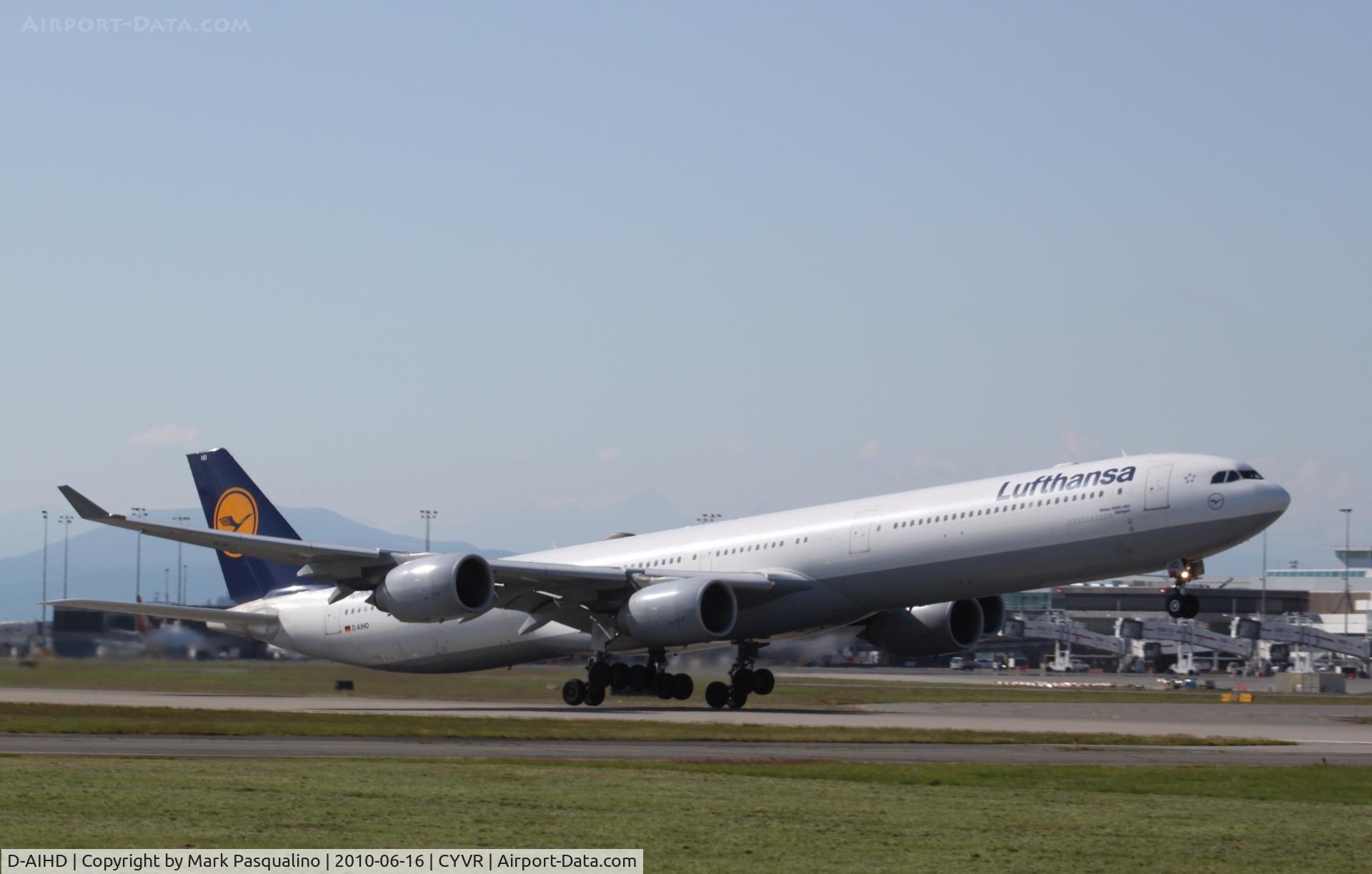 D-AIHD, 2003 Airbus A340-642 C/N 537, Airbus A340-600