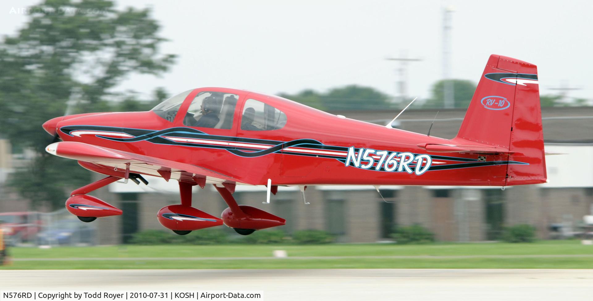 N576RD, 2009 Van's RV-10 C/N 40249, EAA AIRVENTURE 2010