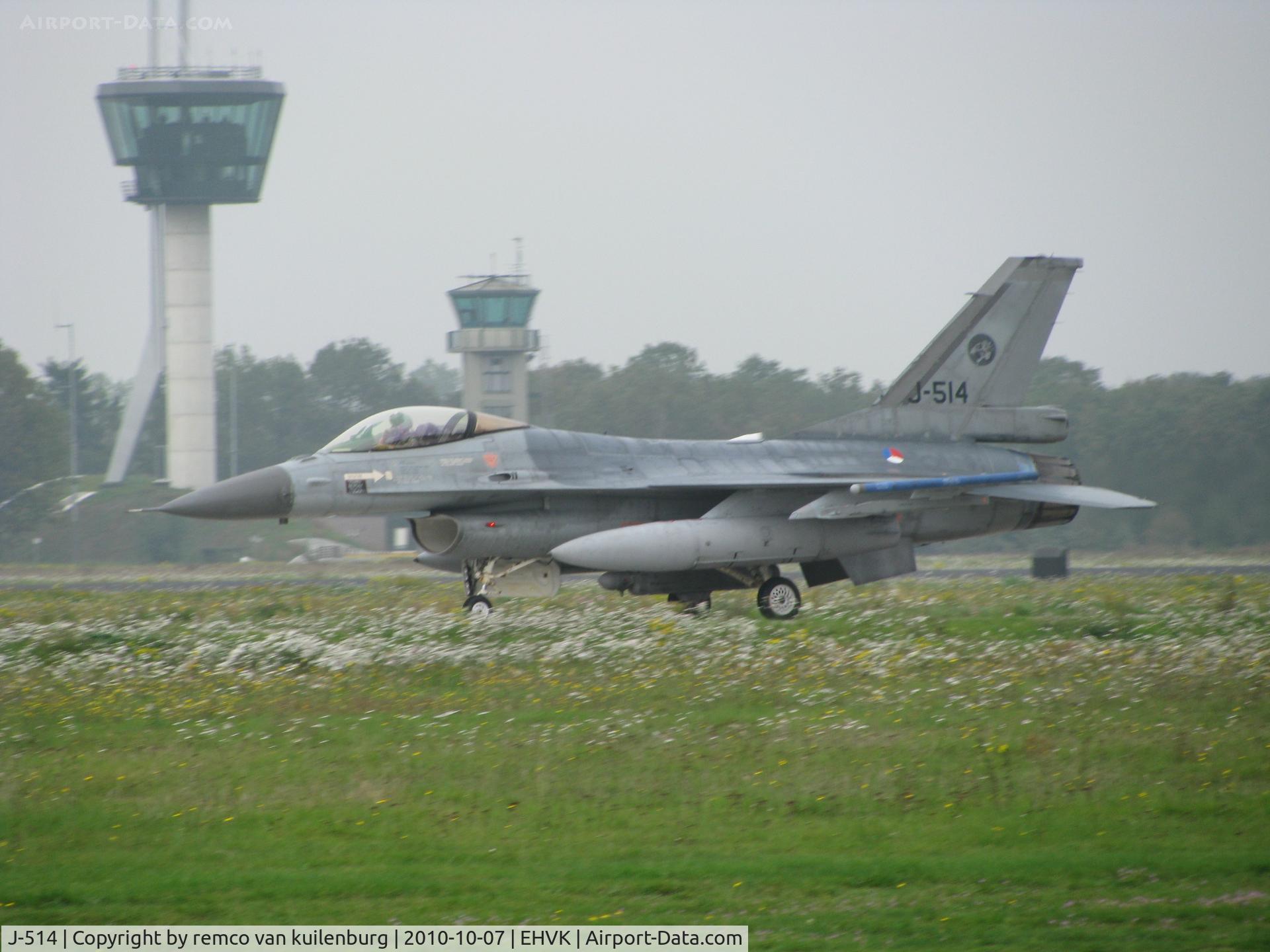 J-514, 1989 Fokker F-16A Fighting Falcon C/N 6D-153, NATO Tiger Meet 2010 Volkel