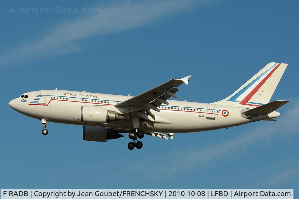 F-RADB, 1987 Airbus A310-304 C/N 422, COTAM pour la SOGERMA