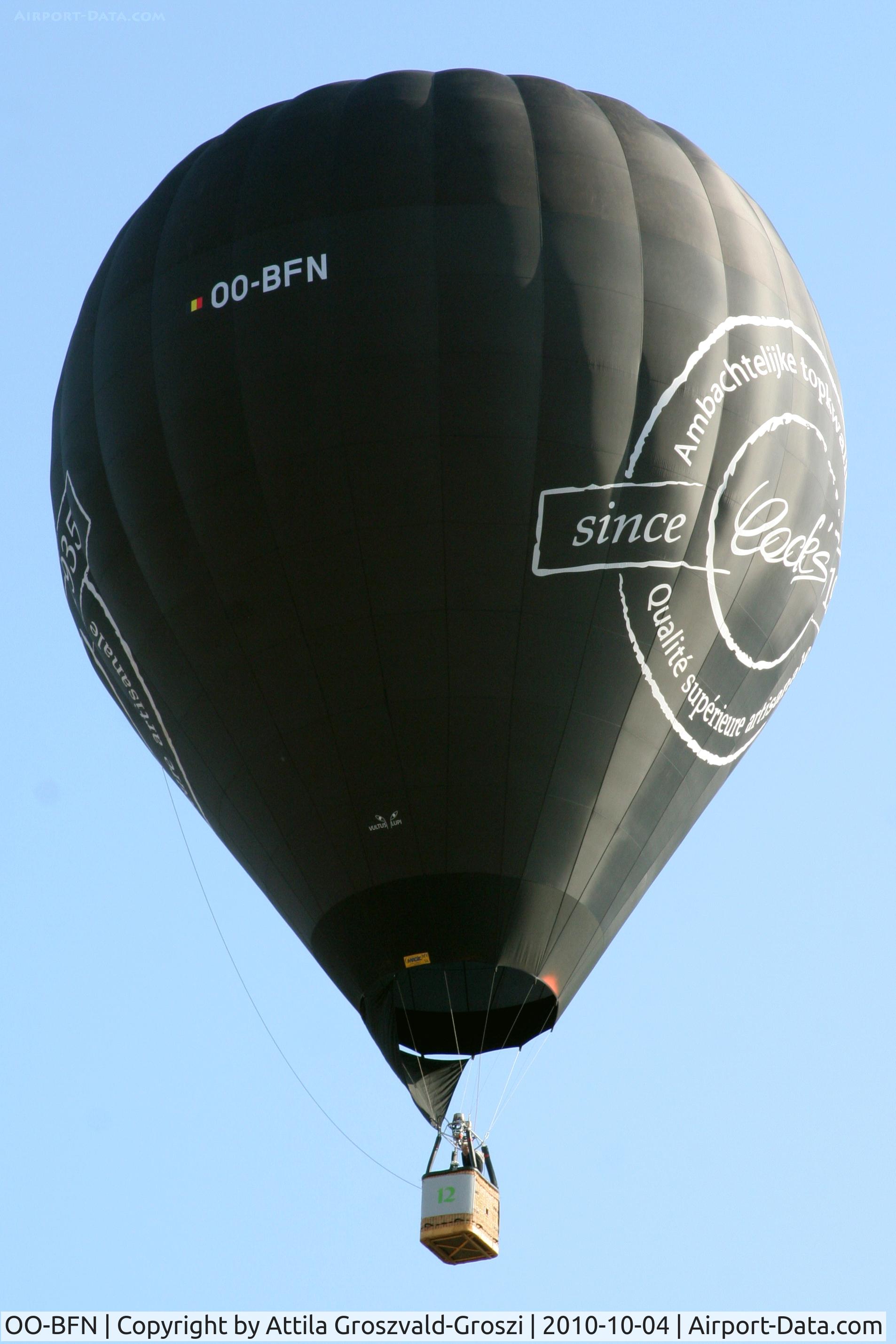 OO-BFN, 2009 Ultra Magic M-56C C/N 56/42, 19th World Hot Air Balloon Championship, Debrecen-Hungary
