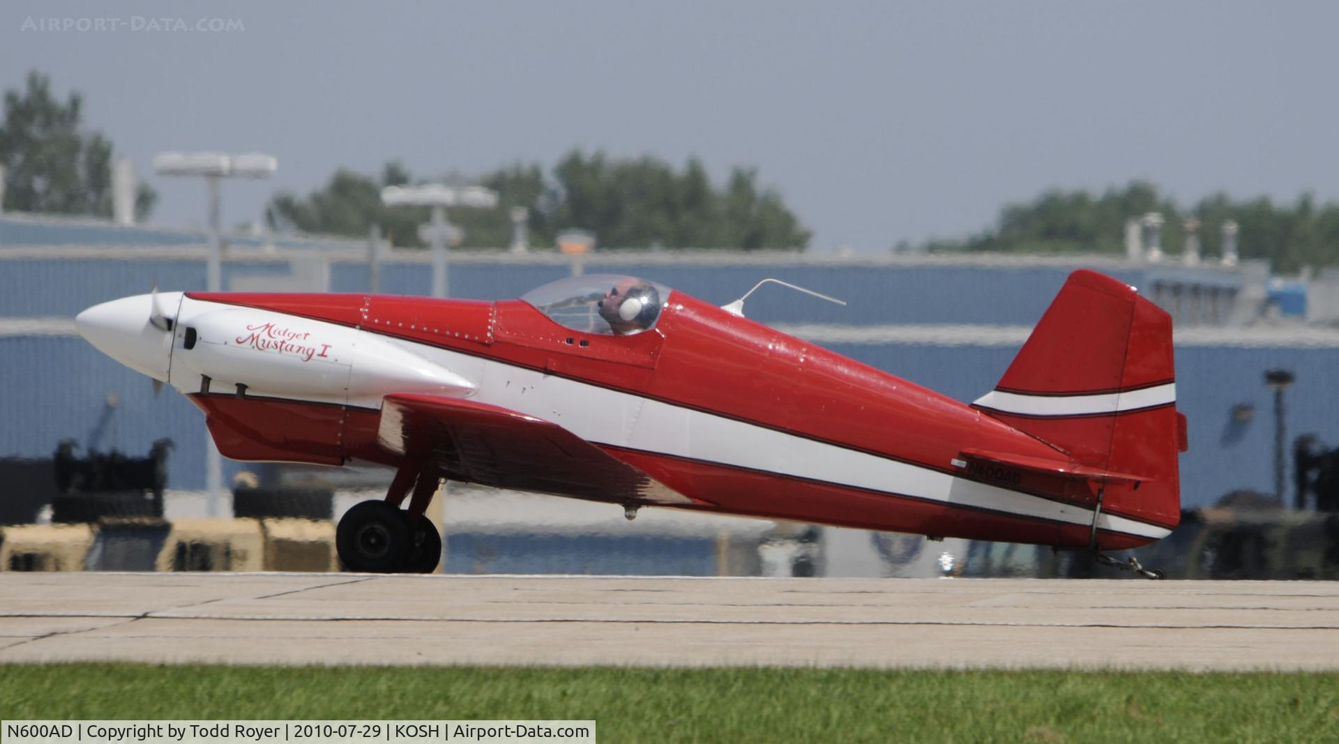 N600AD, 1974 Bushby Midget Mustang M-I C/N FF-2, EAA AIRVENTURE 2010