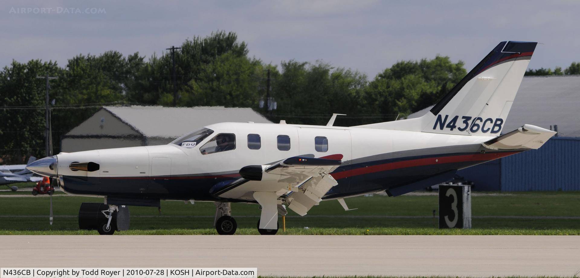 N436CB, 2005 Socata TBM-700 C/N 338, EAA AIRVENTURE 2010