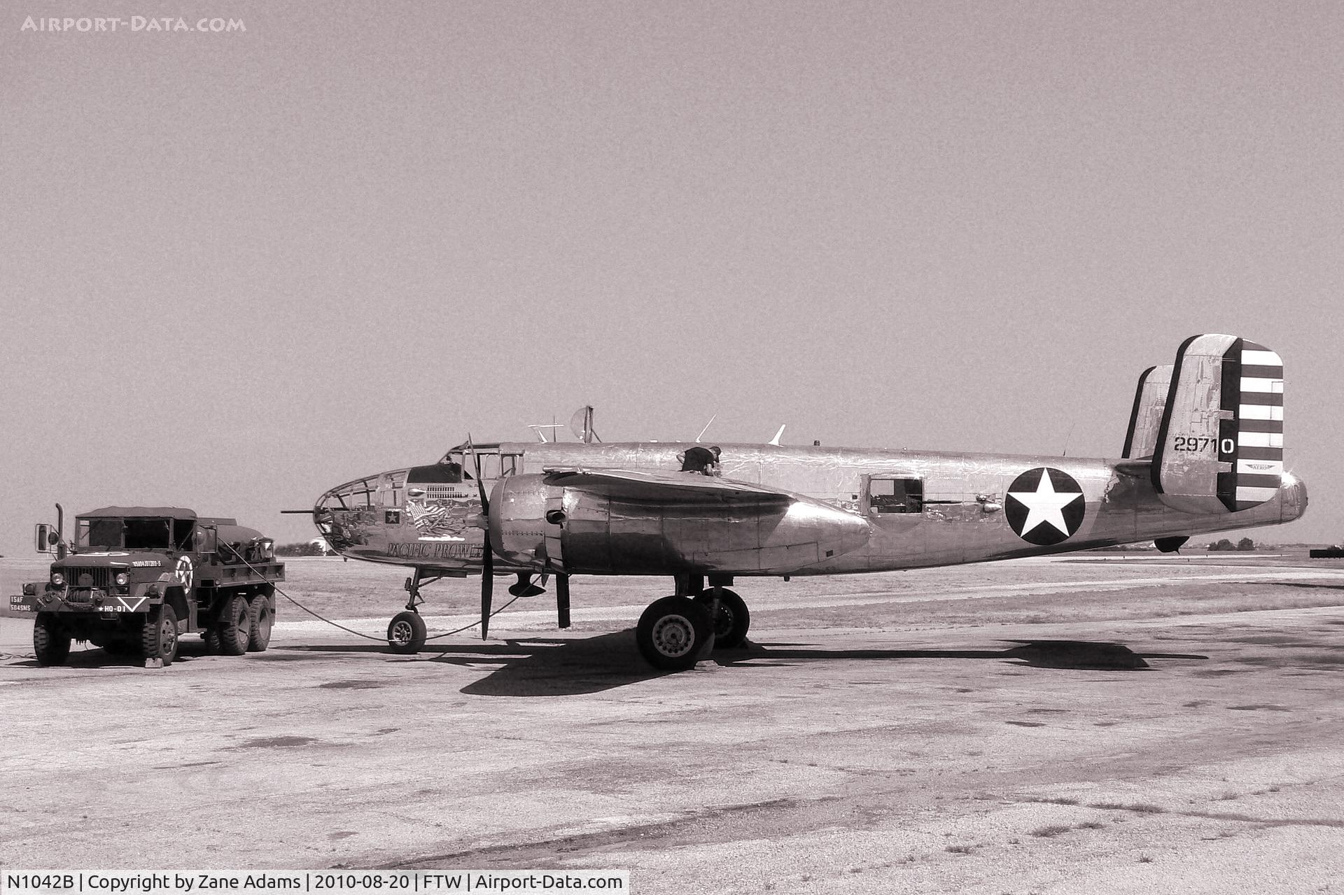 N1042B, 1944 North American B-25N Mitchell C/N 108-35148, Pacific Prowler - At Meacham Field - Fort Worth, TX