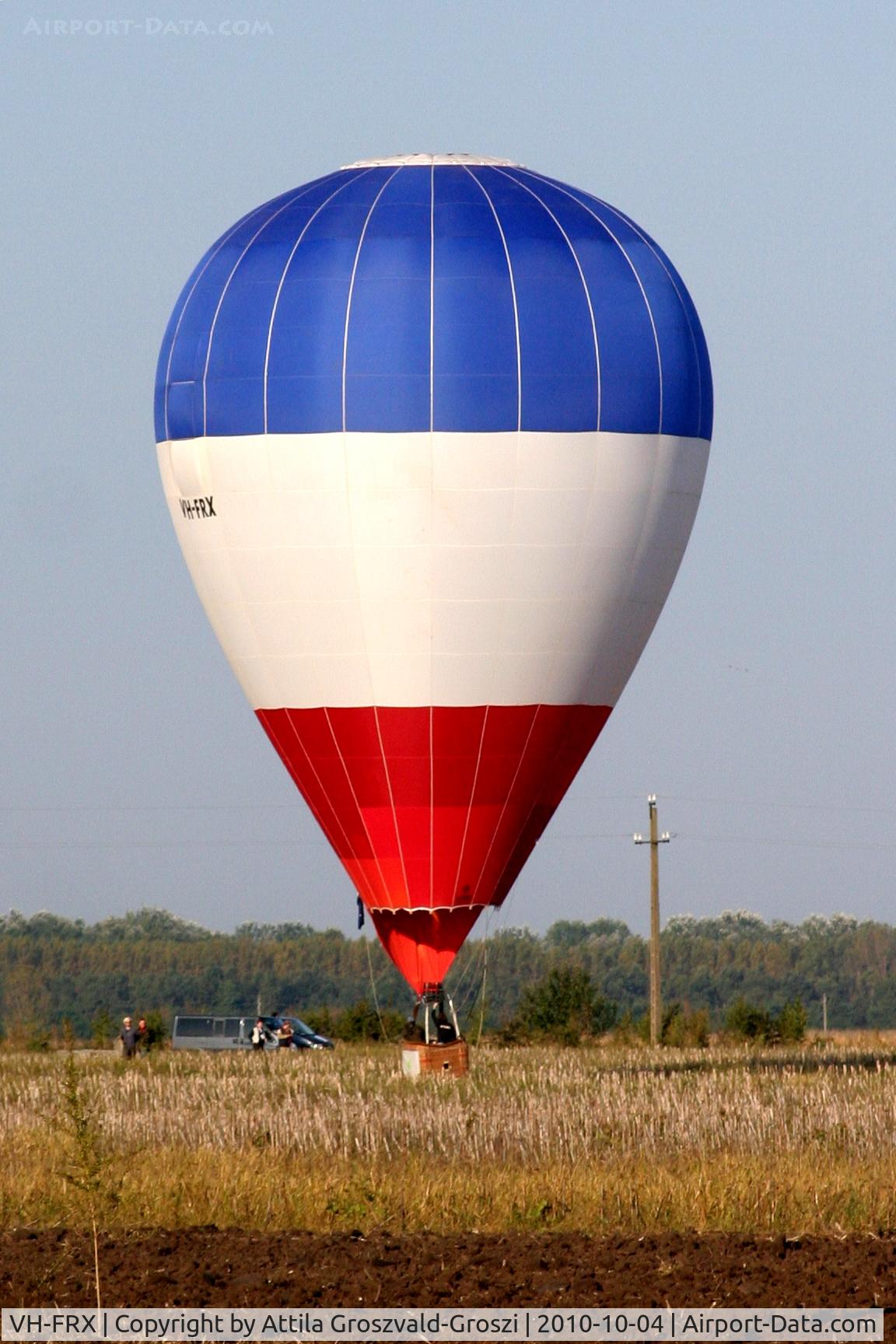 VH-FRX, 2002 Kavanagh Balloons EX-65 C/N EX65-272, 19th World Hot Air Balloon Championship, Debrecen-Hungary