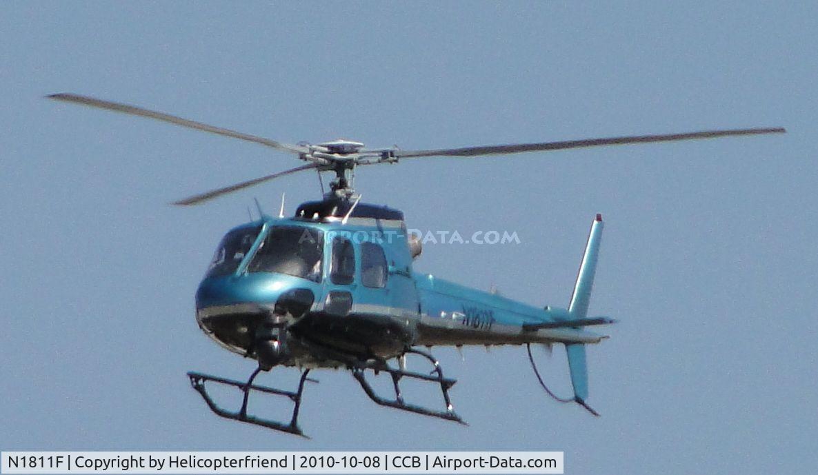 N1811F, Eurocopter AS-350B-2 Ecureuil Ecureuil C/N 3430, On final for helipad eastside