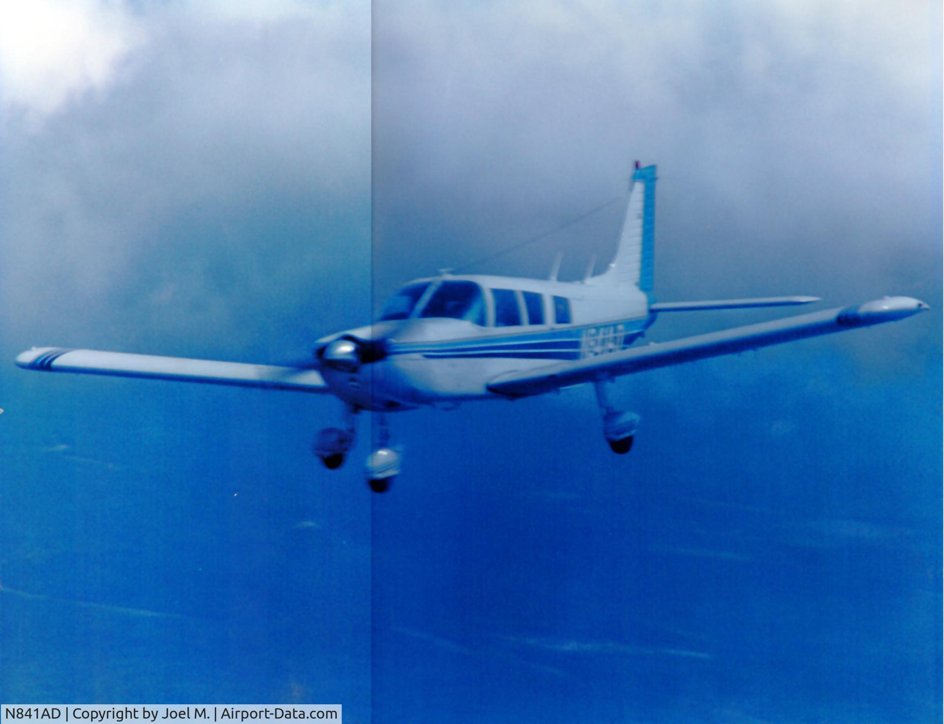 N841AD, 1973 Piper PA-32-300 Cherokee Six C/N 32-7340079, My dad used to be part-owner of this plane.  This was on a return flight from a fishing trip in Canada.  It was taken by my cousin Joel from a Bonanza his dad was flying.