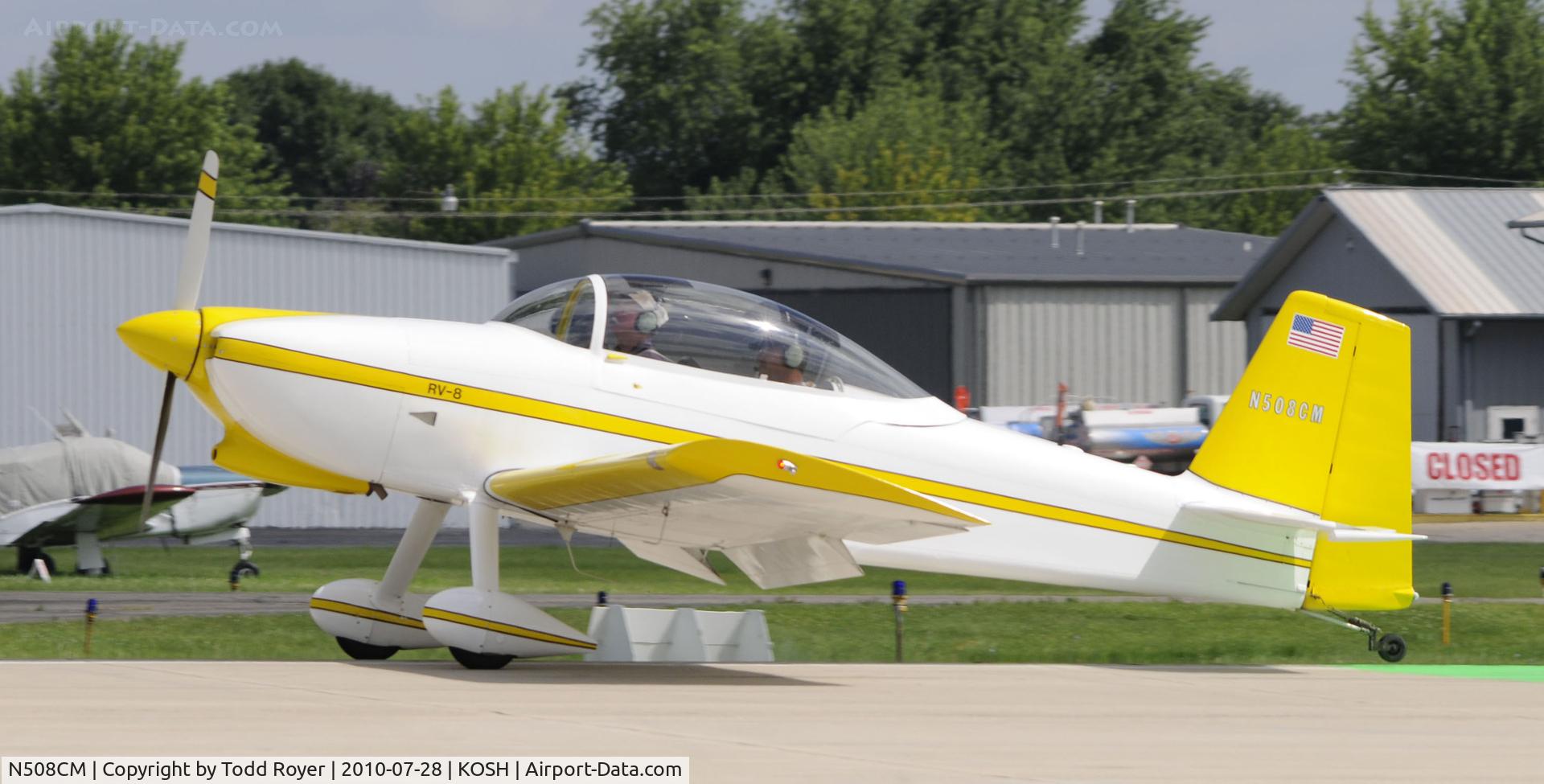 N508CM, 2000 Vans RV-8 C/N 80698, EAA AIRVENTURE 2010
