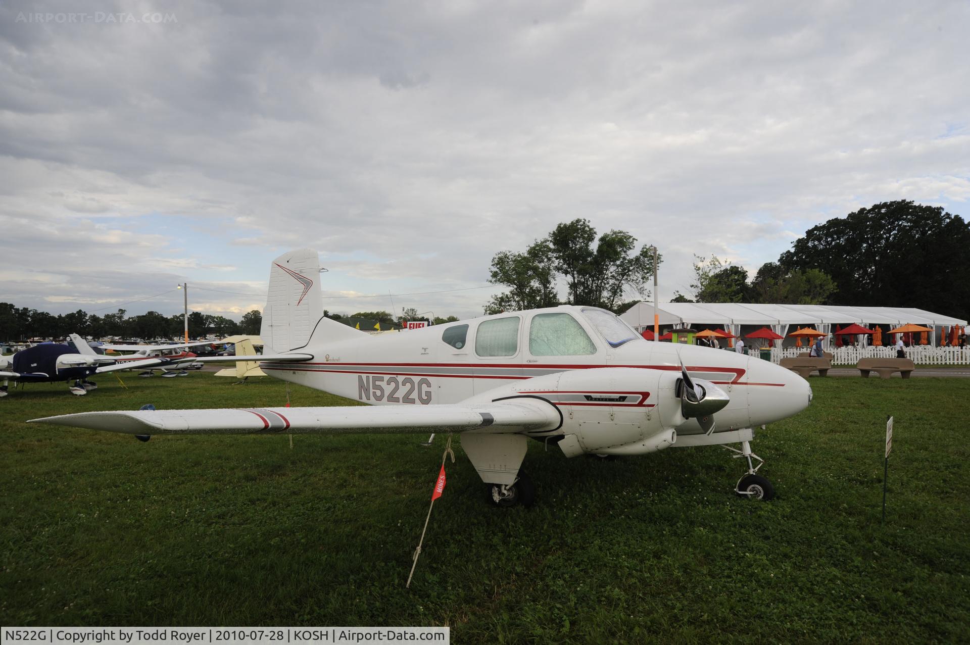 N522G, 1958 Beech 95 C/N TD-80, EAA AIRVENTURE 2010