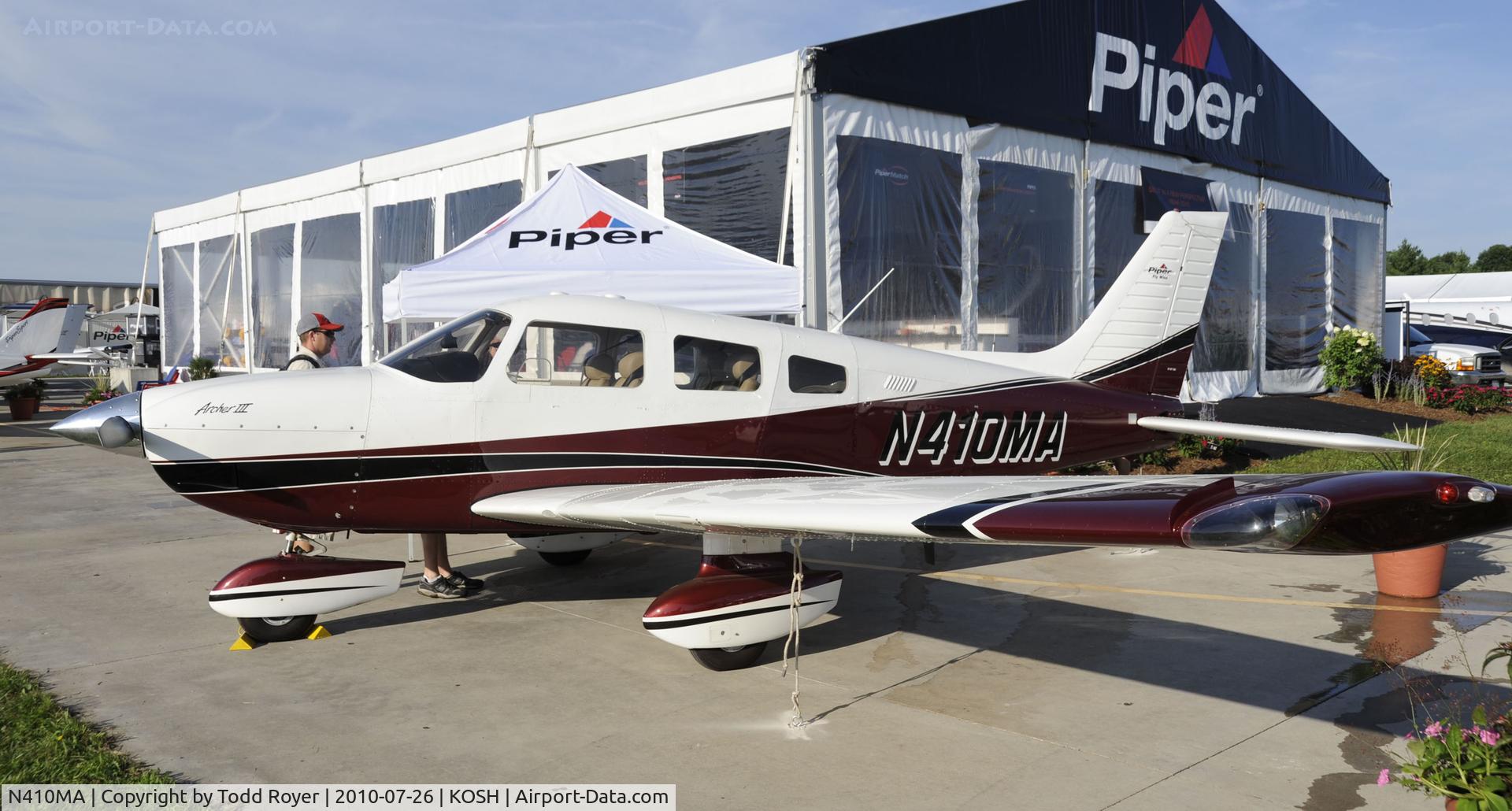N410MA, Piper PA-28-181 C/N 2843677, EAA AIRVENTURE 2010