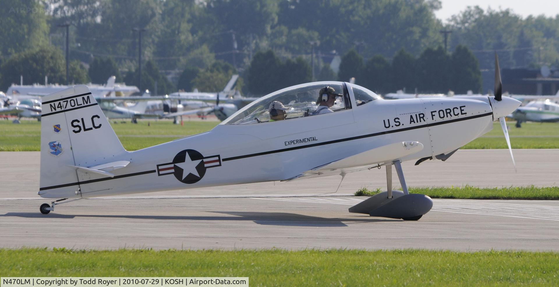 N470LM, 2008 Vans RV-8 C/N 80070, EAA AIRVENTURE 2010