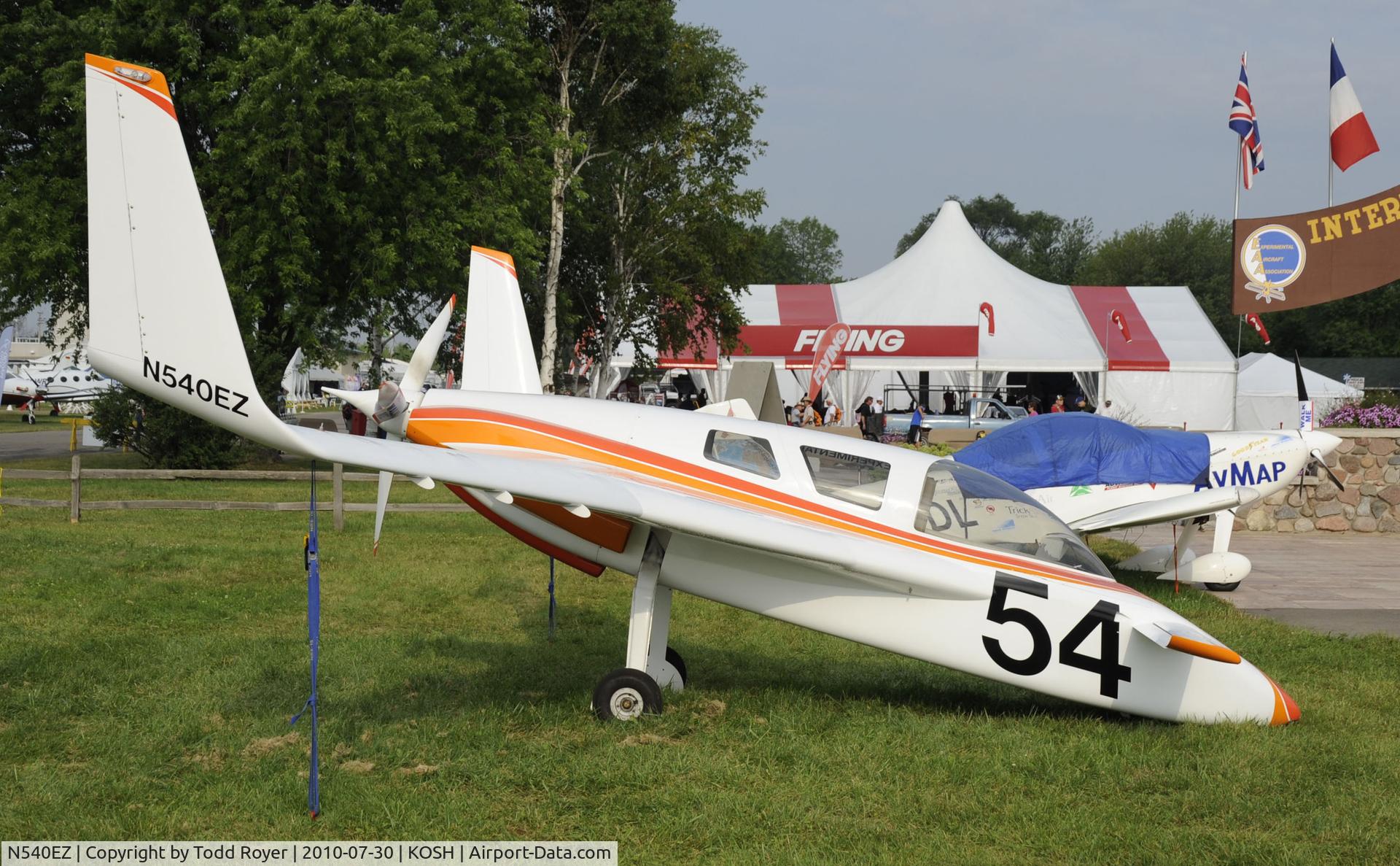 N540EZ, 2005 Co-Z Cozy Mark IV Mod C/N 003, EAA AIRVENTURE 2010