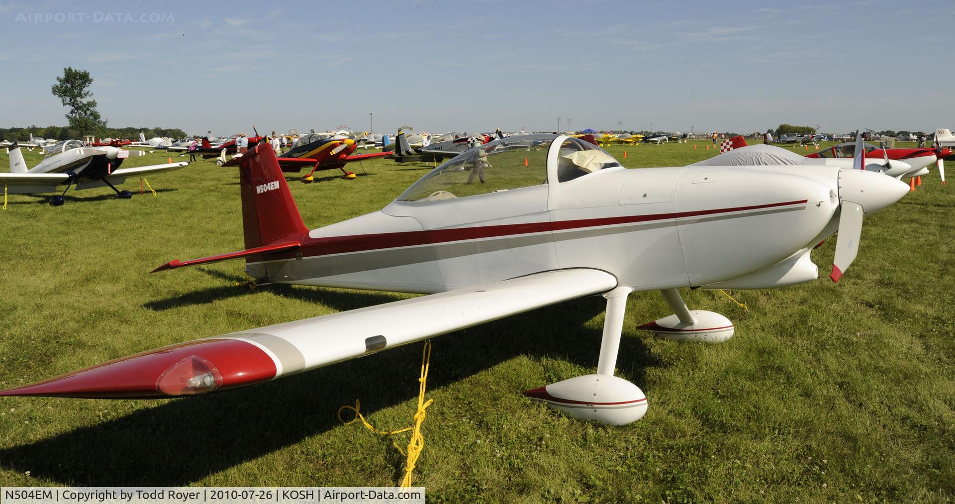 N504EM, 2007 Vans RV-8 C/N 80610, EAA AIRVENTURE 2010