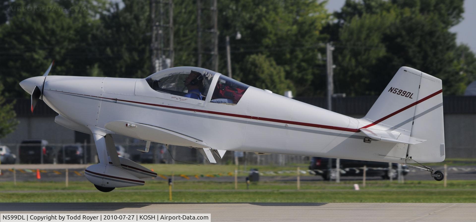 N599DL, 2003 Vans RV-6 C/N 60317, EAA AIRVENTURE 2010