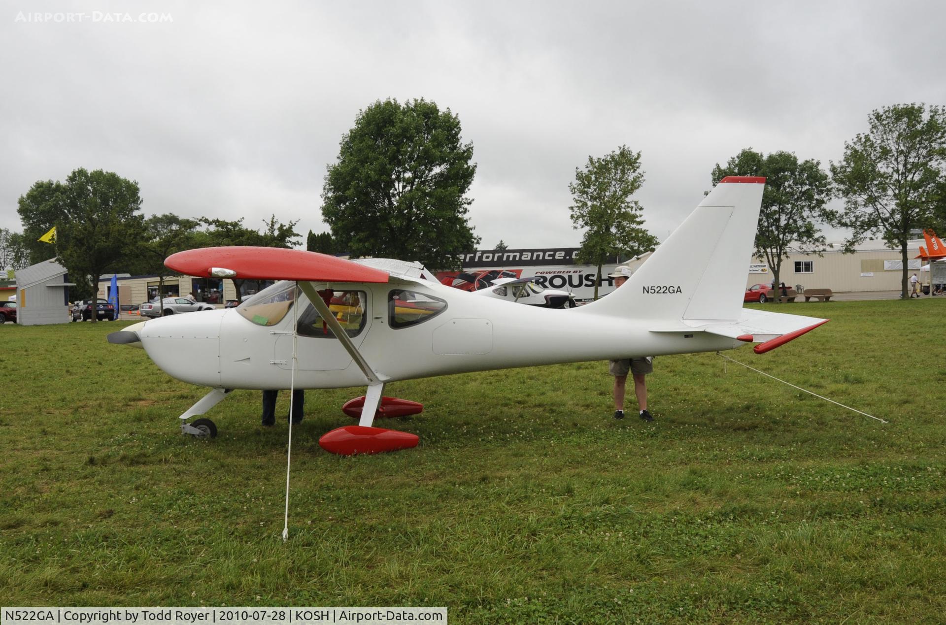 N522GA, Stoddard-Hamilton Glastar C/N 5565, EAA AIRVENTURE 2010