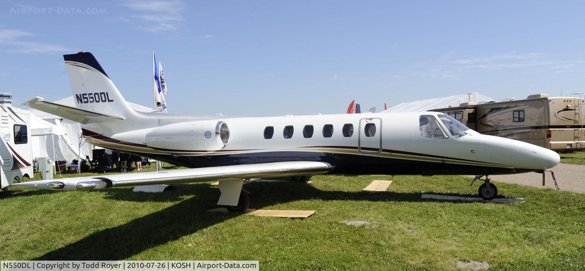 N550DL, 1988 Cessna S550 Citation IIS C/N S550-0155, EAA AIRVENUTRE 2010