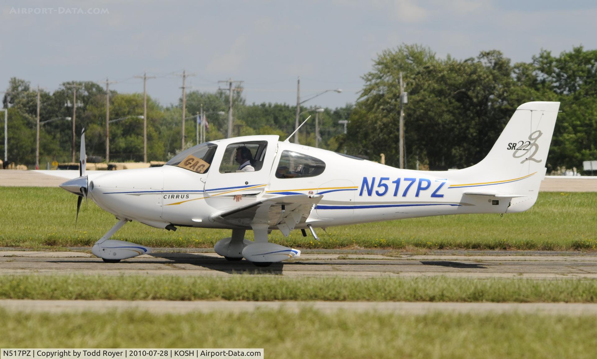 N517PZ, 2004 Cirrus SR22 C/N 0931, EAA AIRVENTURE 2010