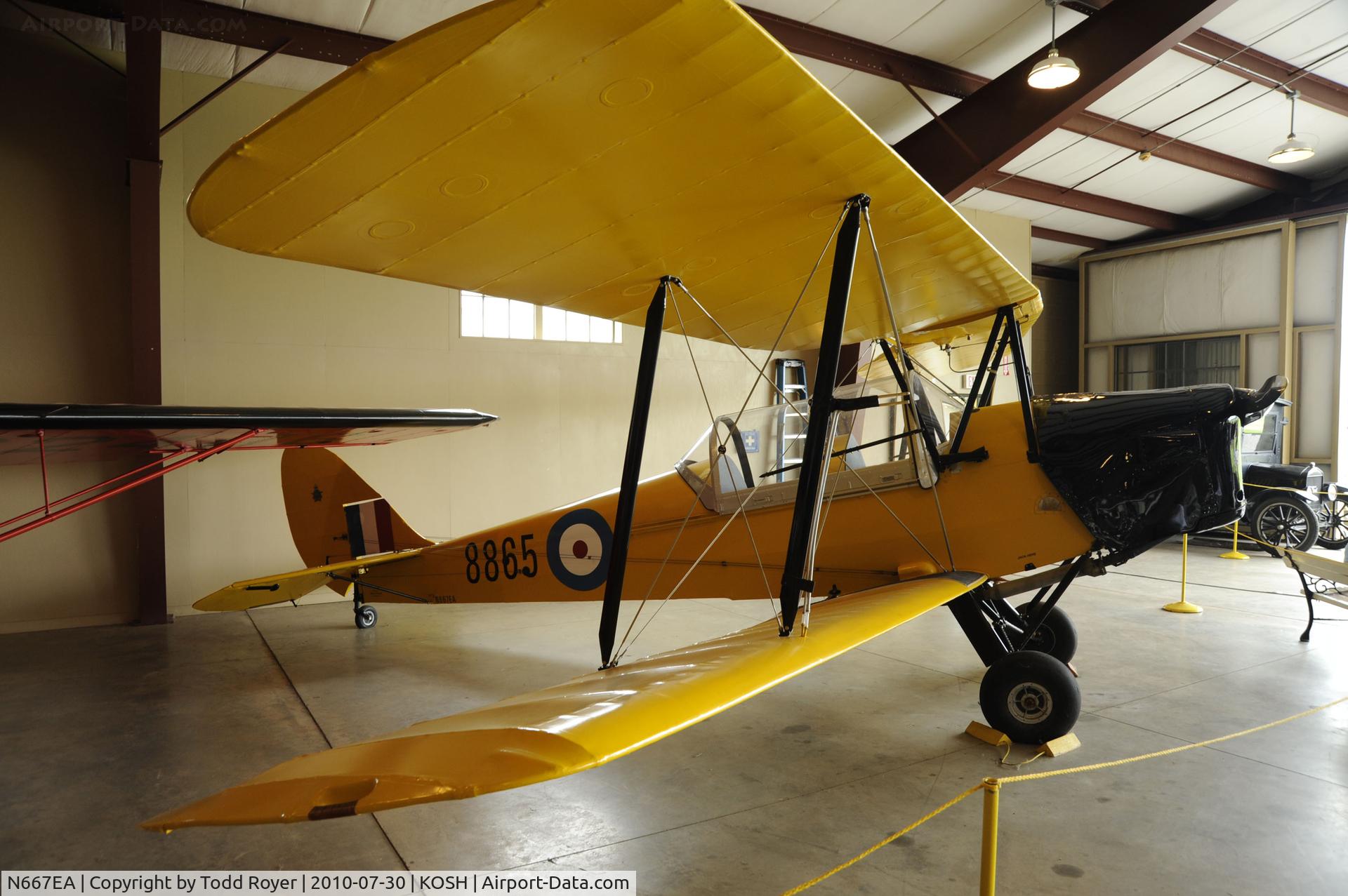 N667EA, 1942 De Havilland Canada DH-82C Tiger Moth C/N DHC1667, EAA AIRVENTURE 2010