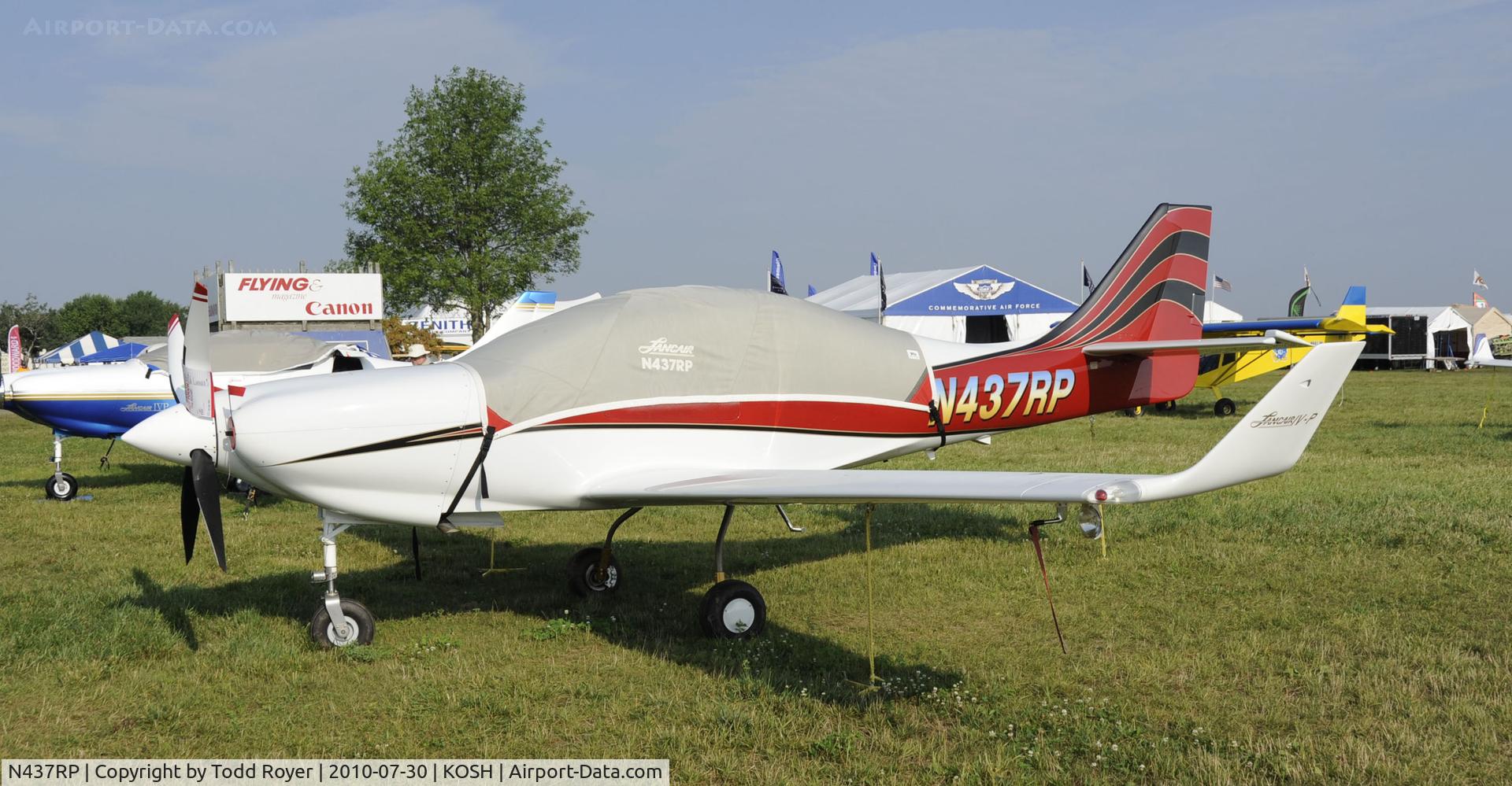 N437RP, 2008 Lancair IV-P C/N LIV-437, EAA AIRVENTURE 2010