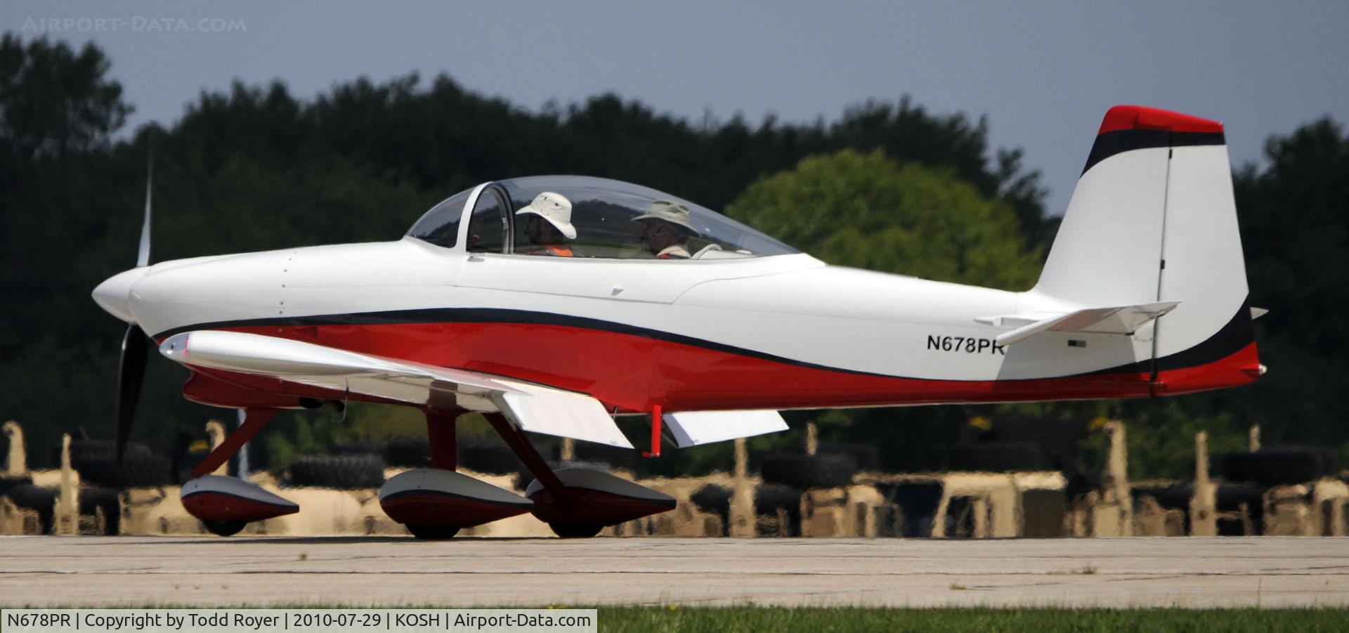 N678PR, Vans RV-8A C/N 82273, EAA AIRVENTURE 2010