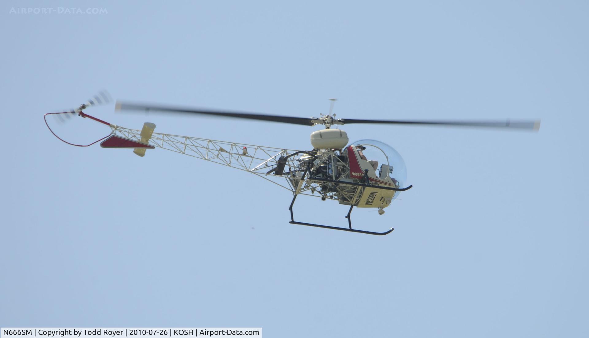 N666SM, Bell 47G-3B-1 Sioux C/N 3533, EAA AIRVENTURE 2010