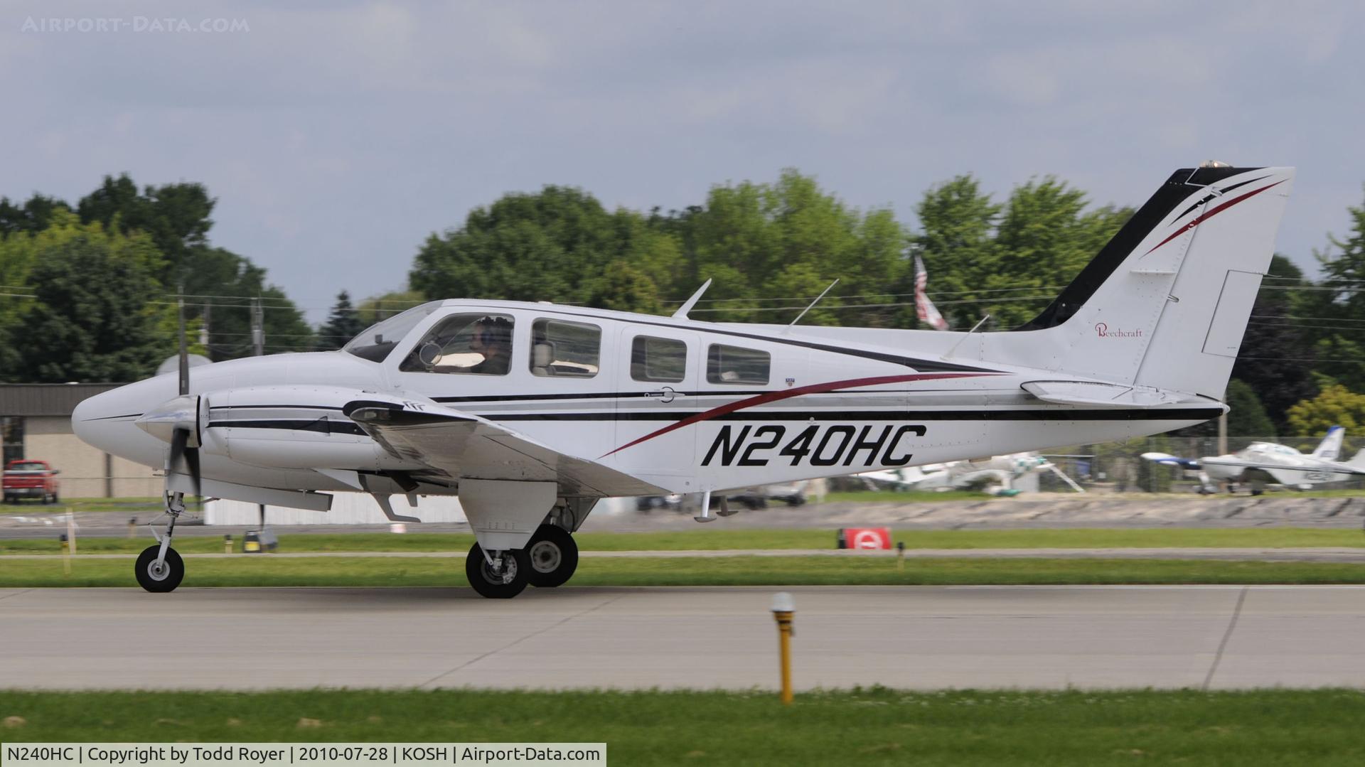 N240HC, 1979 Beech 58P Baron C/N TJ-221, EAA AIRVENTURE 2010