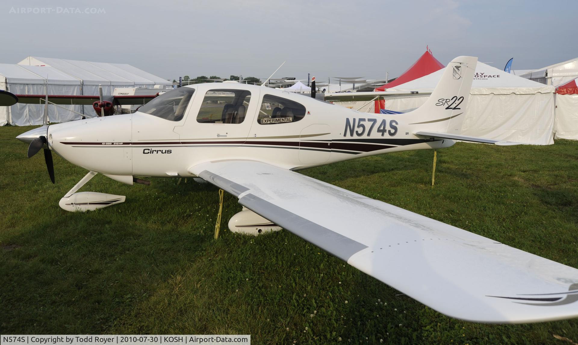 N574S, 2002 Cirrus SR22 C/N 0343, EAA AIRVENTURE 2010