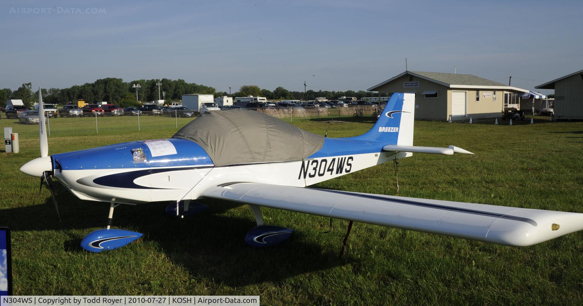 N304WS, 2008 Breezer Light Sport Aircraft C/N 007LSA, EAA AIRVENTURE 2010