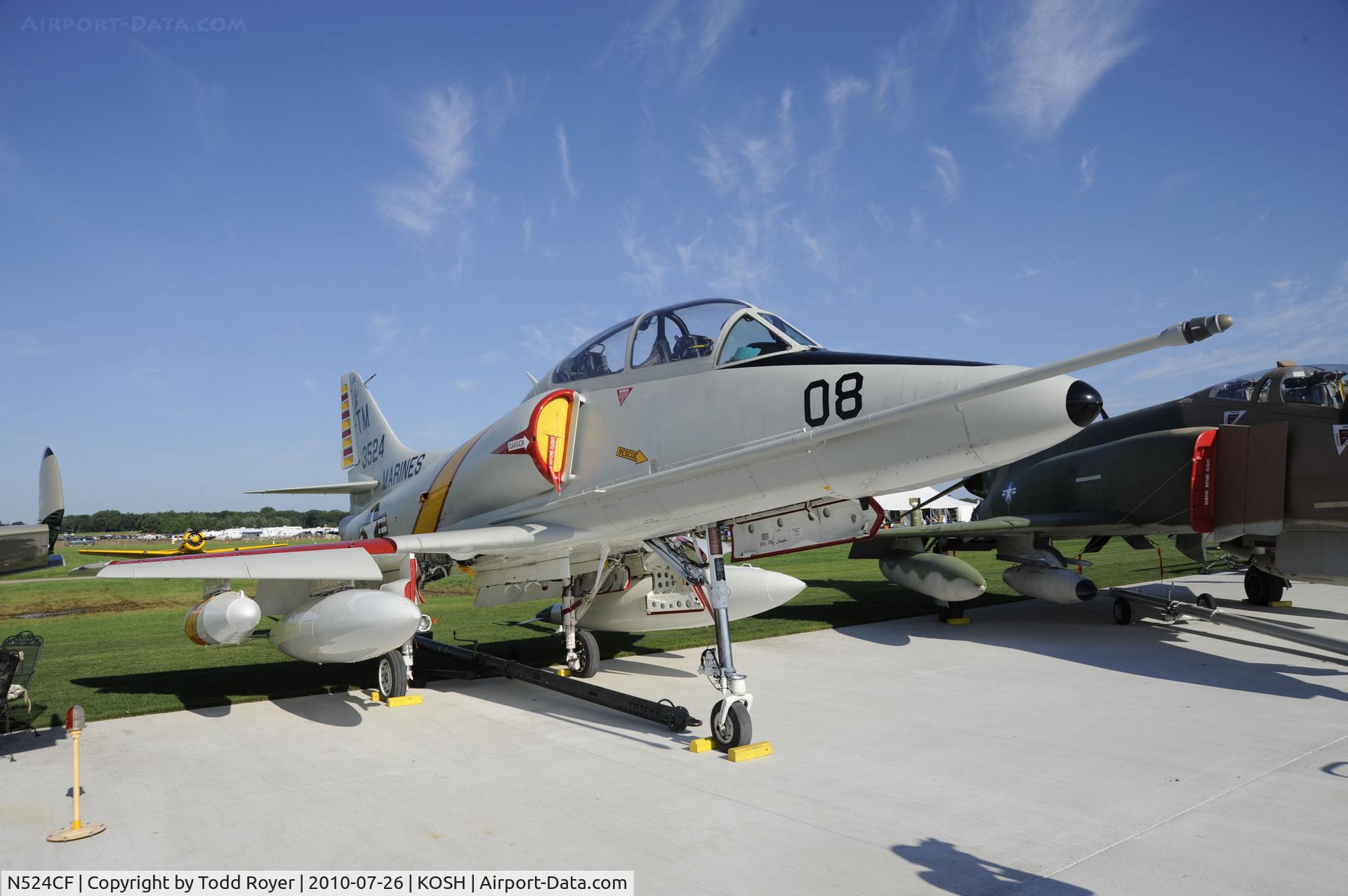 N524CF, 1967 Douglas TA-4F Skyhawk C/N 13590, EAA AIRVENTURE 2010