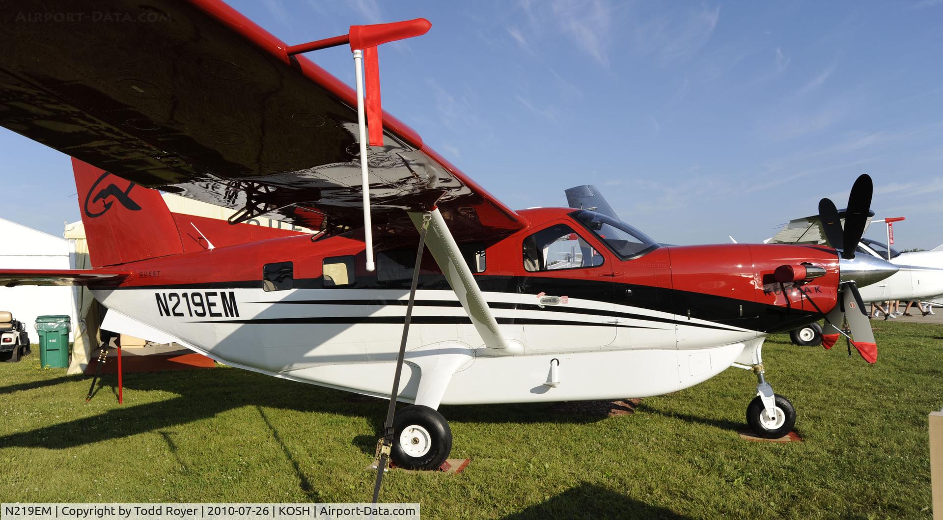 N219EM, 2009 Quest Kodiak 100 C/N 100-0032, EAA AIRVENTURE 2010