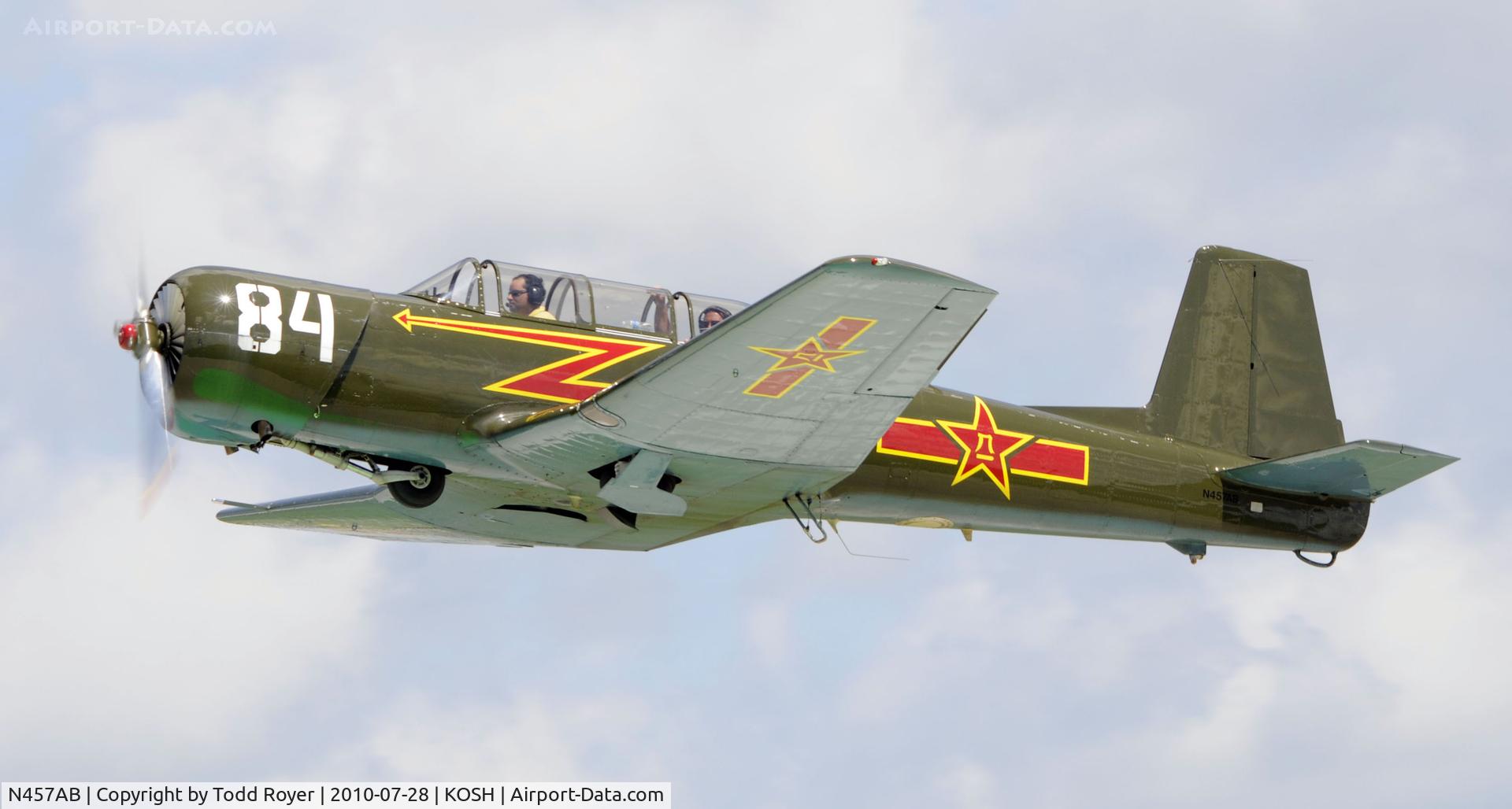 N457AB, 1971 Nanchang CJ-6 C/N 1232004, EAA AIRVENTURE 2010