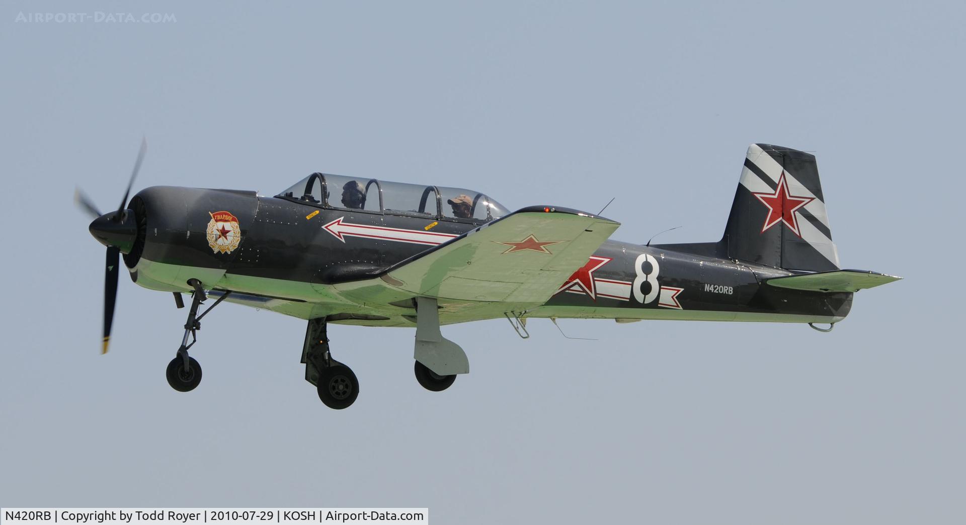 N420RB, 1972 Nanchang CJ-6A C/N 2132049, EAA AIRVENTURE 2010