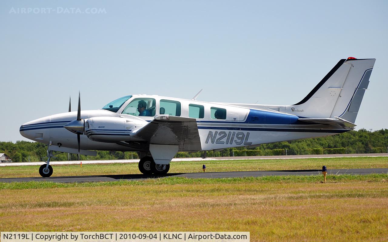 N2119L, 1976 Beech 58 Baron C/N TH-759, Baron on the ramp during Lancaster Open House '10.