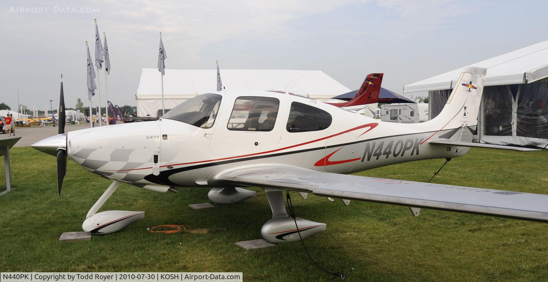 N440PK, Cirrus SR22 C/N 3503, EAA AIRVENTURE 2010