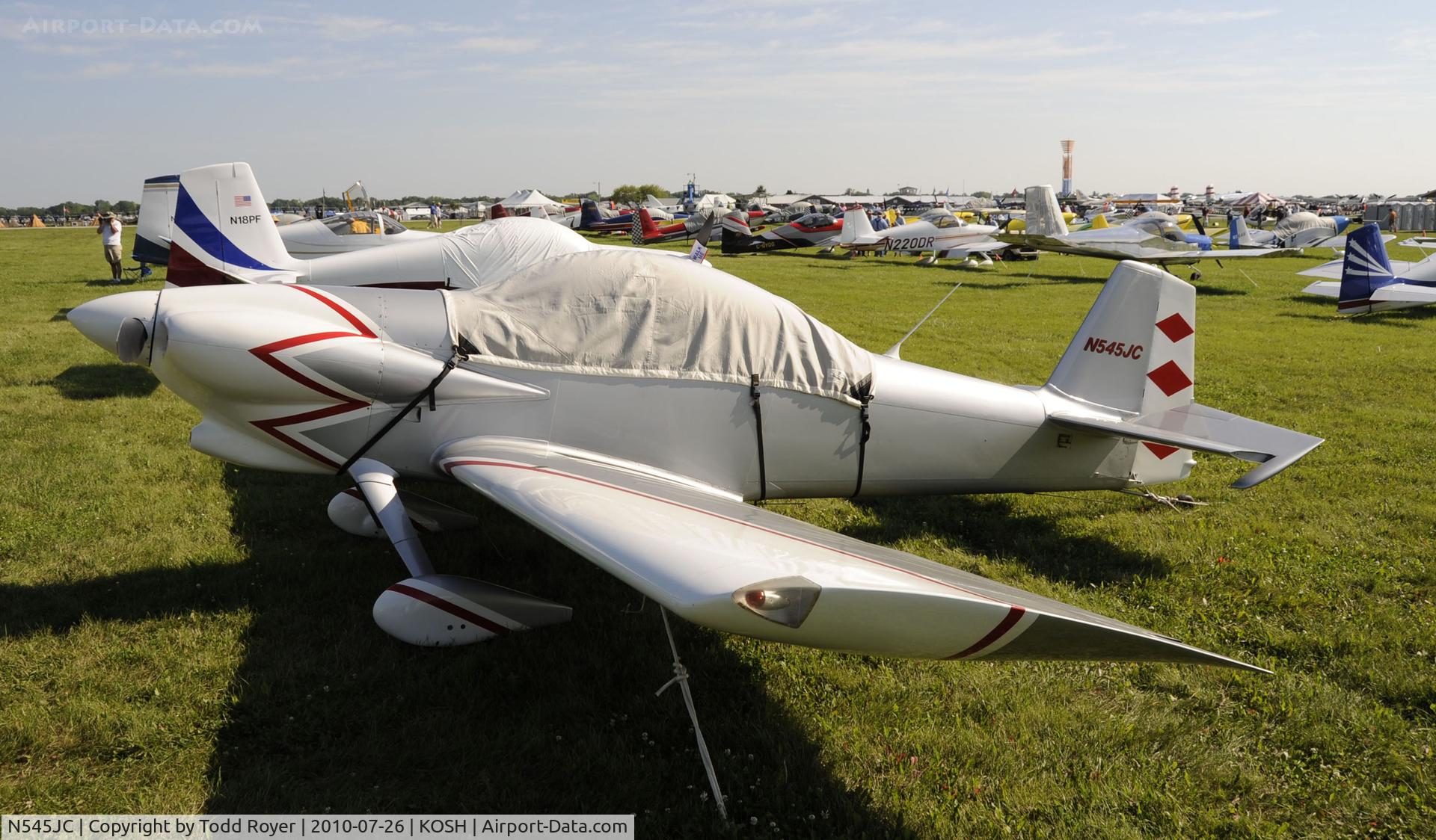 N545JC, 1995 Vans RV-4 C/N 2634, EAA AIRVENTURE 2010