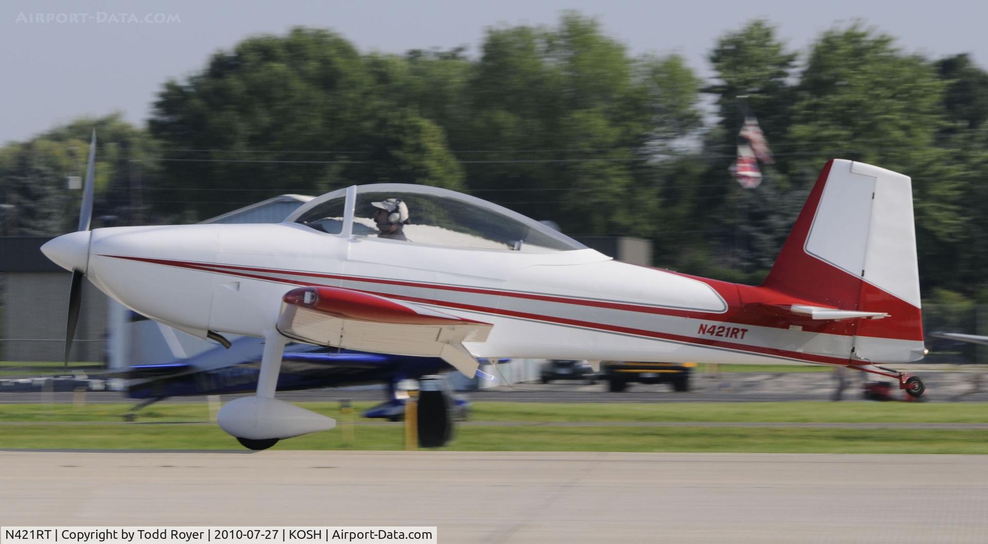 N421RT, Vans RV-8 C/N 82522, EAA AIRVENTURE 2010
