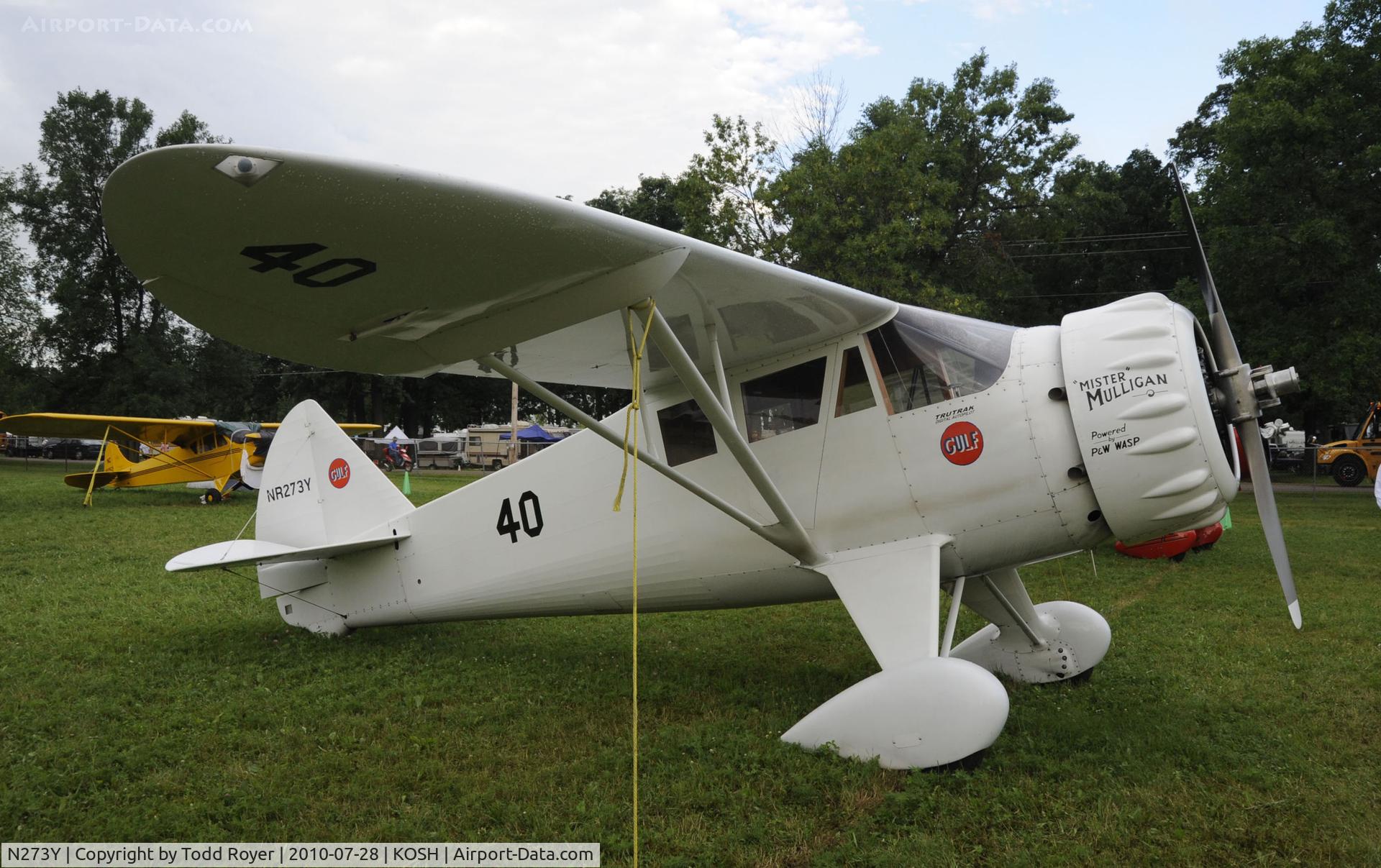 N273Y, 1985 Howard Aircraft DGA-6 Replica C/N JRY-02, EAA AIRVENTURE 2010