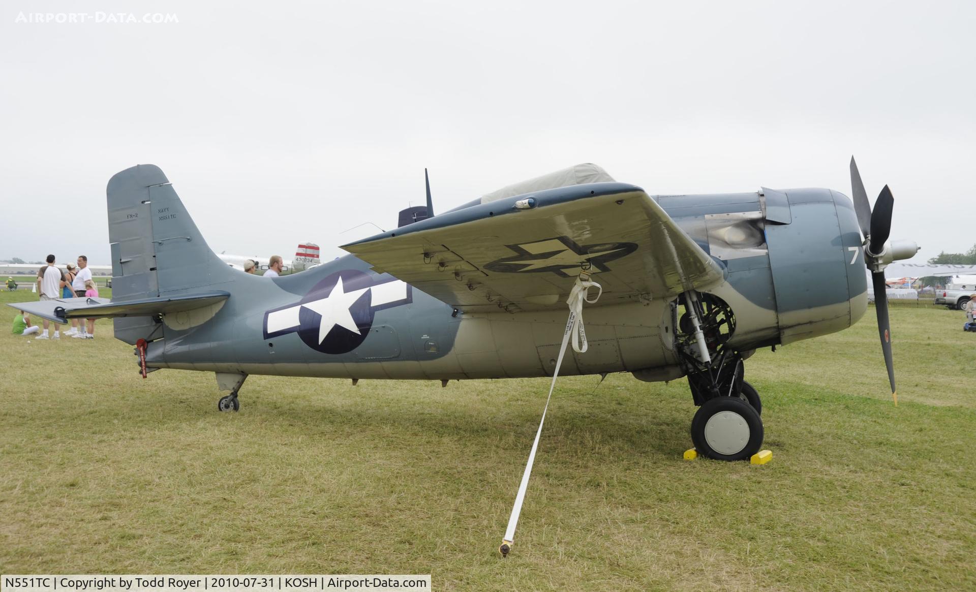 N551TC, 1944 General Motors (Grumman) FM-2 Wildcat C/N 47160, EAA AIRVENTURE 2010