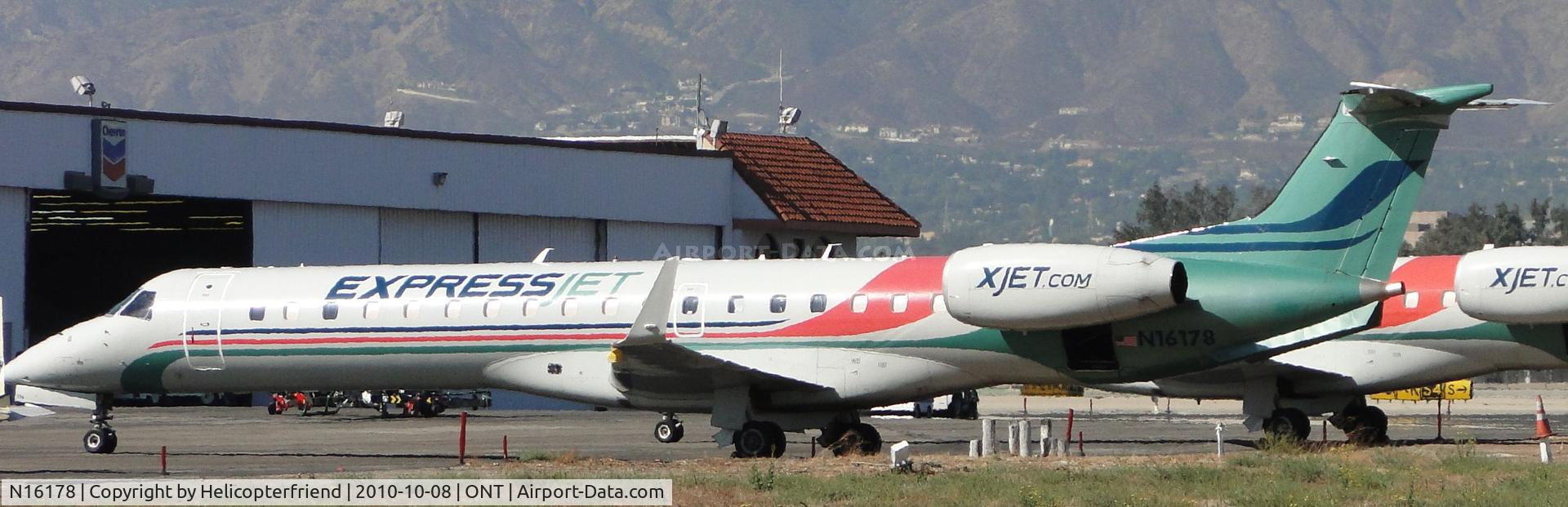 N16178, 2005 Embraer ERJ-145XR (EMB-145XR) C/N 14500889, Parked in the southeast parking area