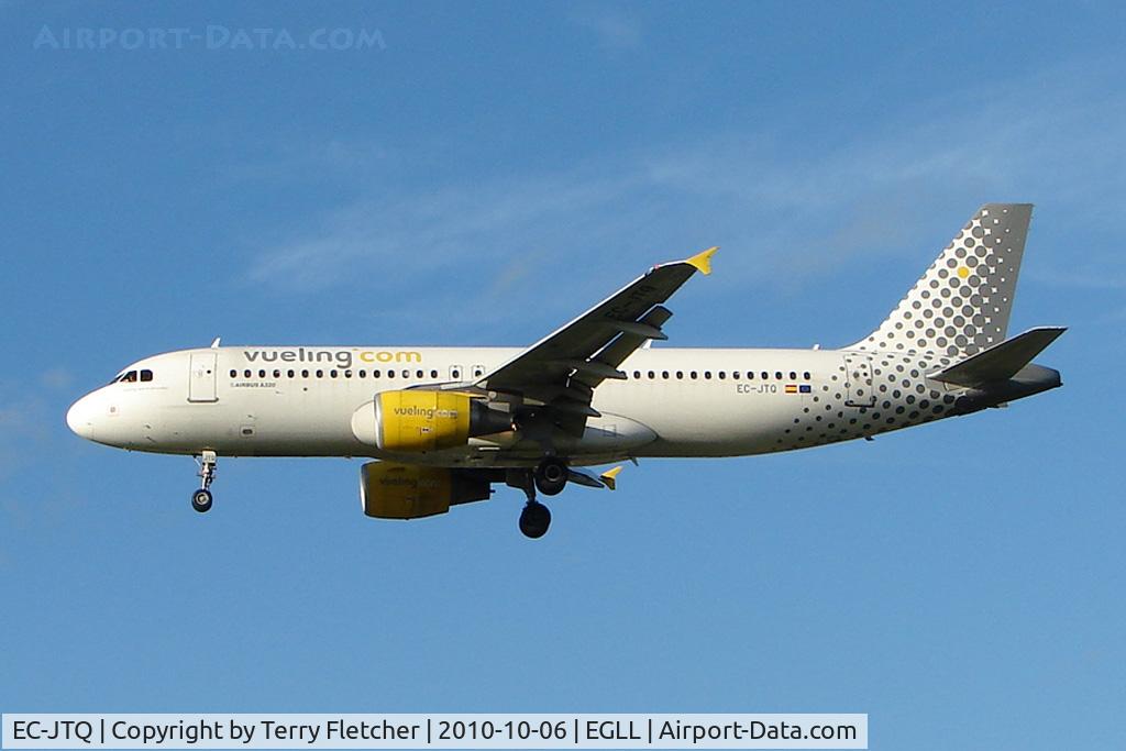 EC-JTQ, 2006 Airbus A320-214 C/N 2794, Vueling 2006 Airbus A320-214, c/n: 2794 at Heathrow