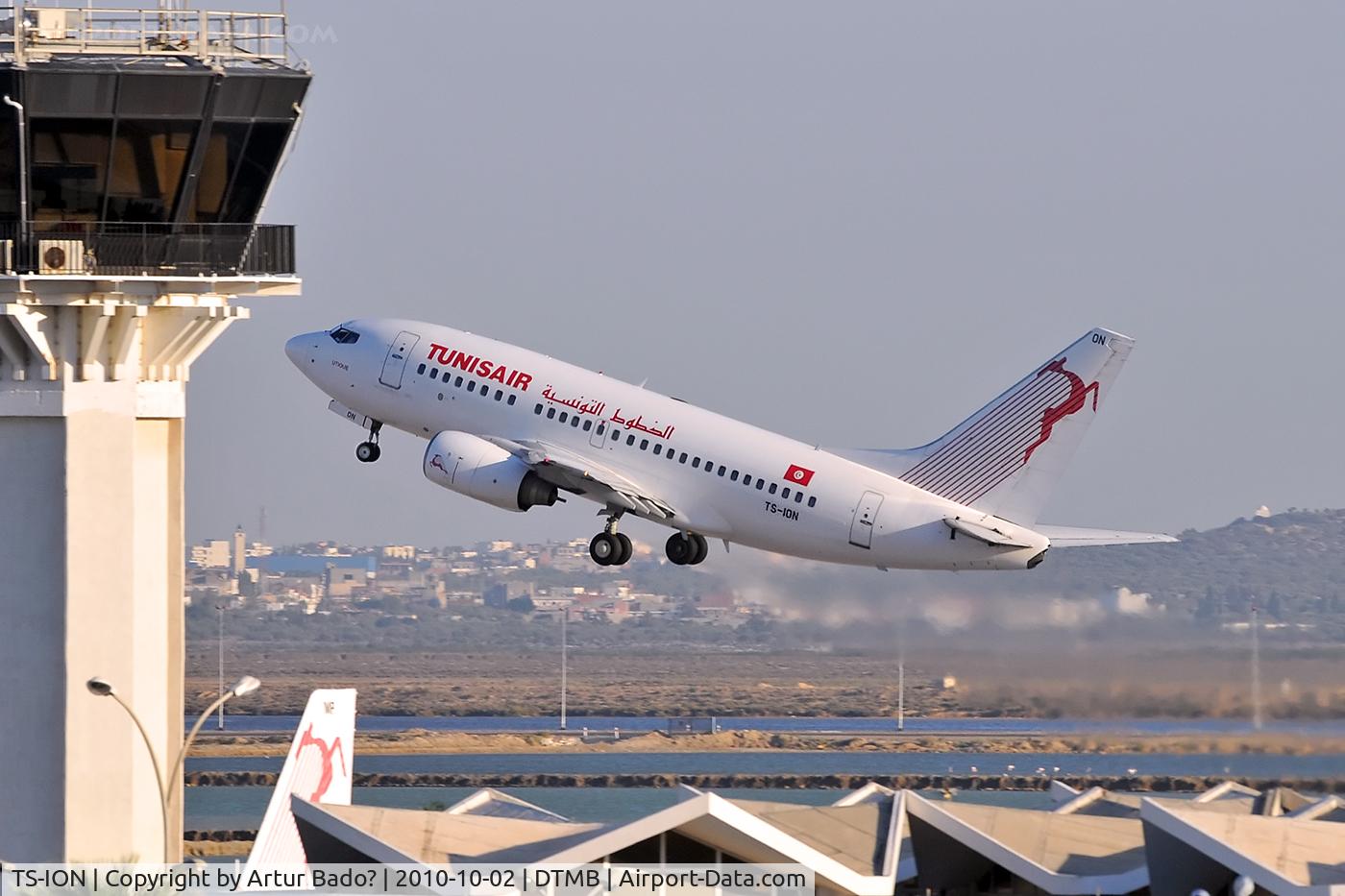 TS-ION, 2000 Boeing 737-6H3 C/N 29499, Tunisair