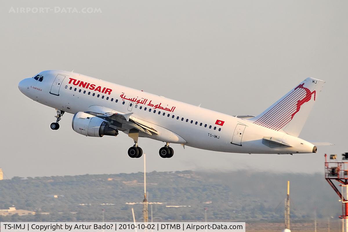 TS-IMJ, 1998 Airbus A319-114 C/N 869, Tunisair