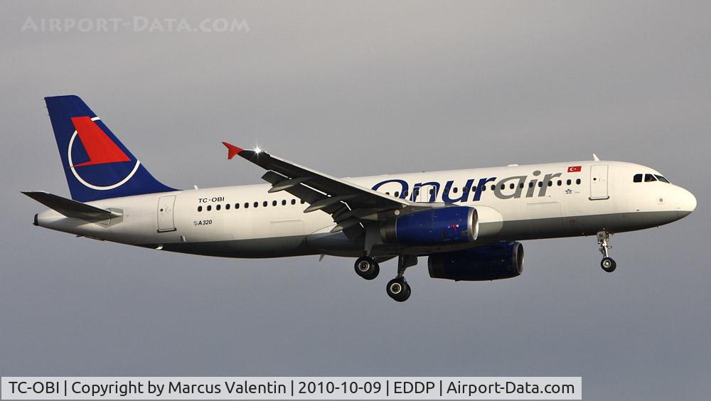 TC-OBI, 2001 Airbus A320-233 C/N 1509, Landing in Leipzig, Runway North